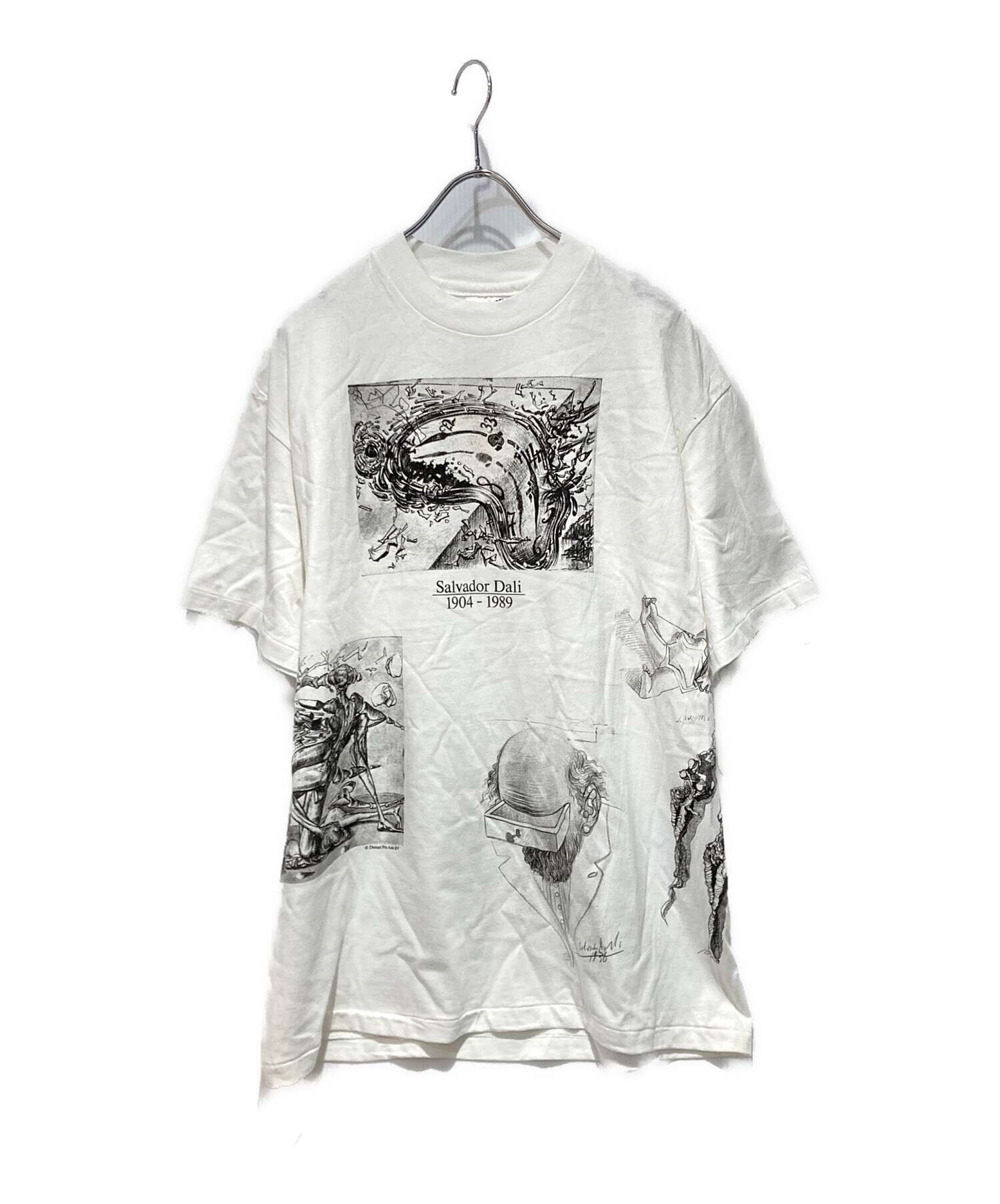 中古・古着通販】USED (ユーズド) art tee/マルチプリントアートT