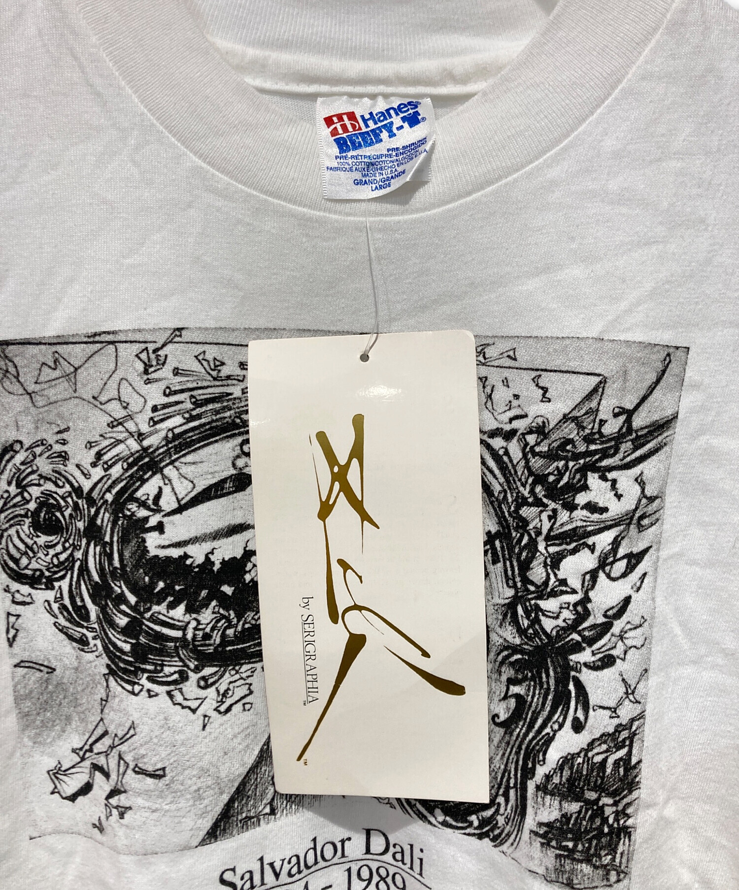 中古・古着通販】USED (ユーズド) art tee/マルチプリントアートT