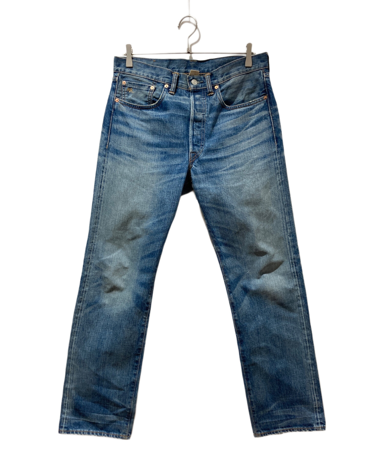 RRL (ダブルアールエル) リンスウォッシュ ストレート デニム RRL 
