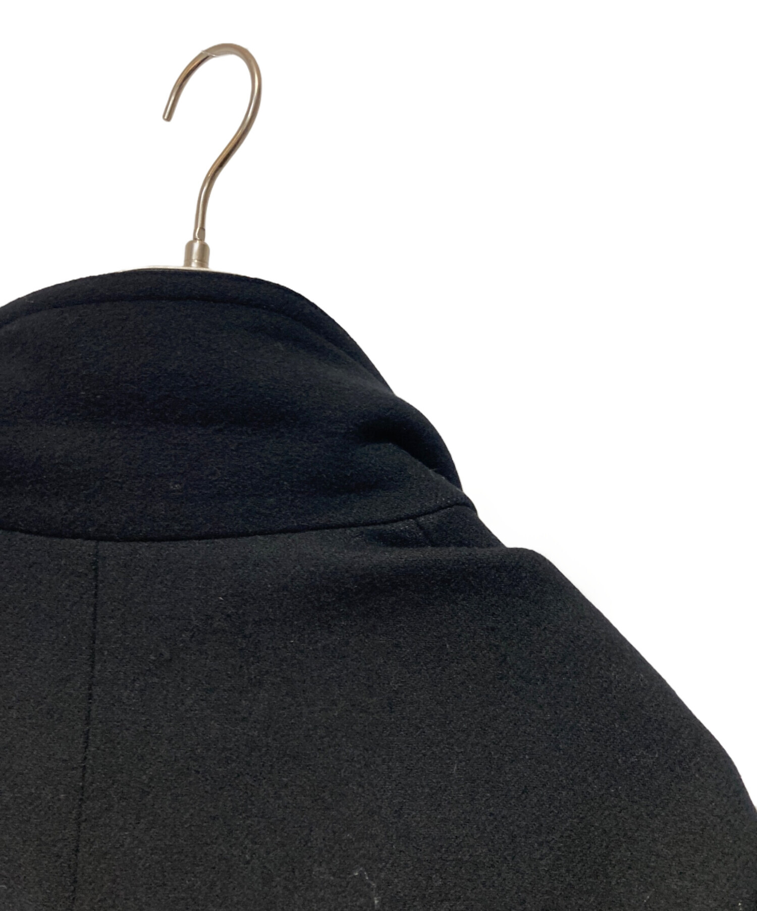 中古・古着通販】SOE (ソーイ) Deep breasted Wool Coat ブラック
