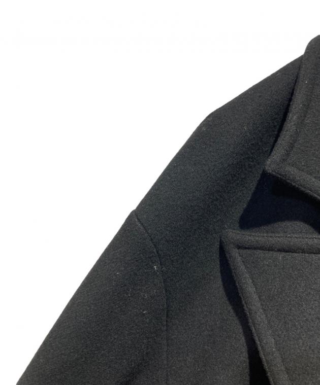 中古・古着通販】SOE (ソーイ) Deep breasted Wool Coat ブラック