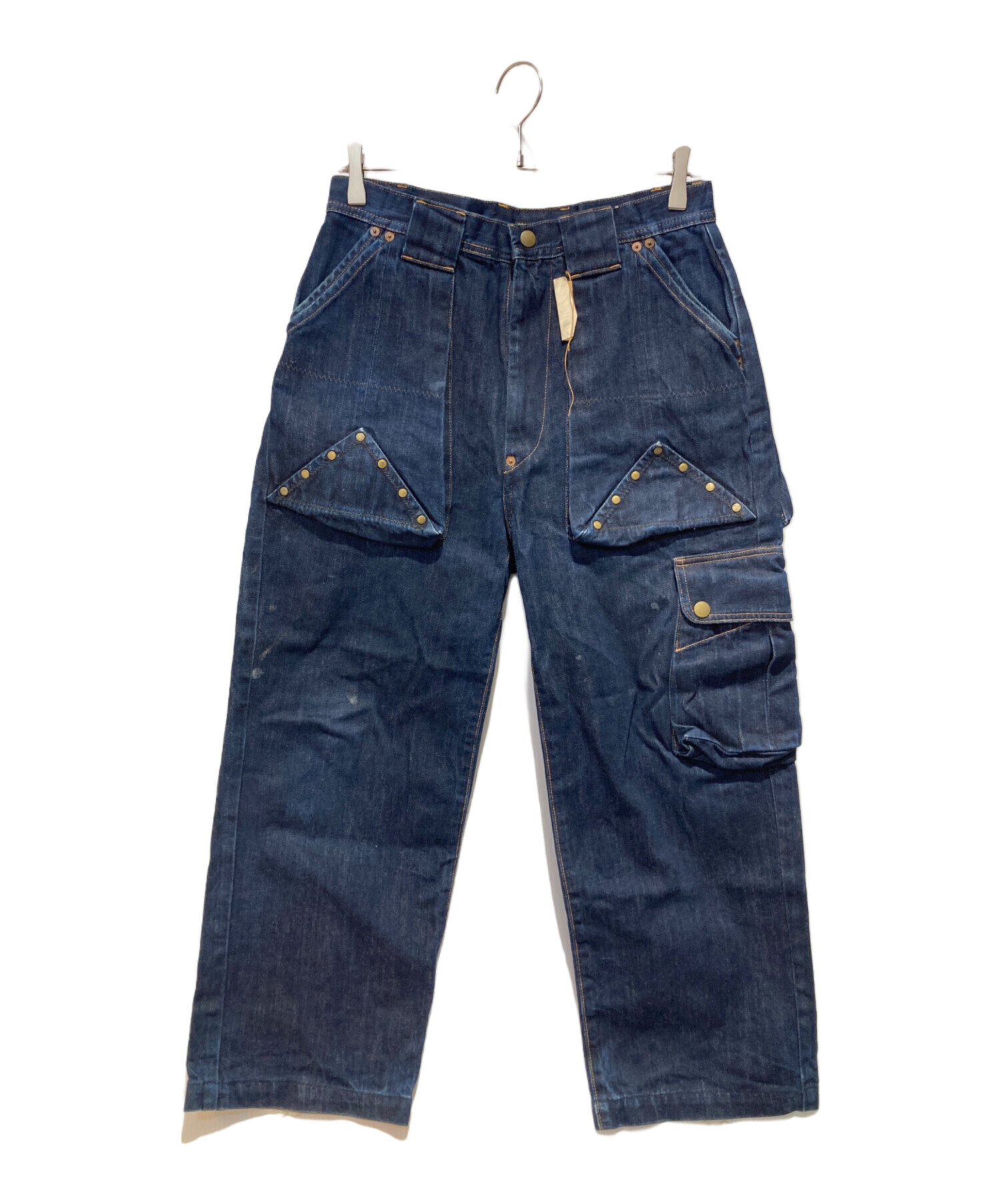 中古・古着通販】KAPITAL (キャピタル) スタッズデニムカーゴパンツ