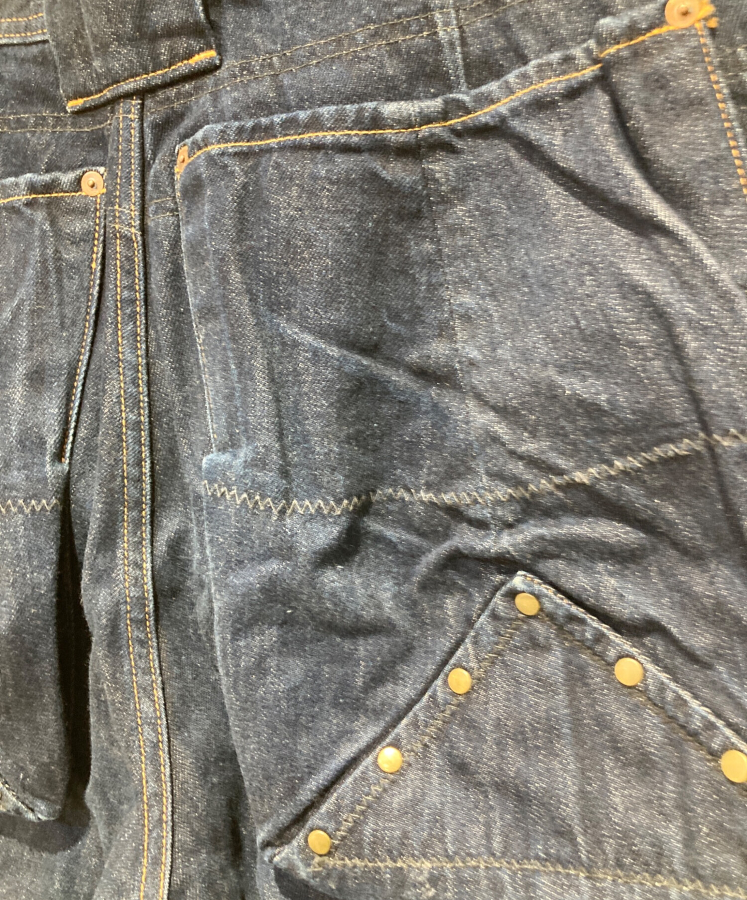中古・古着通販】KAPITAL (キャピタル) スタッズデニムカーゴパンツ