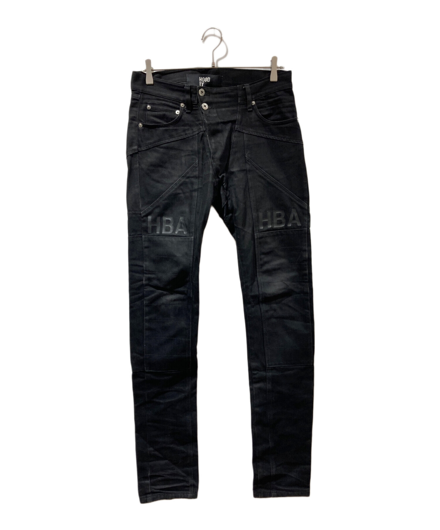 【値下げしました】HOOD BY AIR デニムパンツ 32 HBAロゴ 中古・古着通販】Hood By Air (フッドバイエアー) パッチワークデニム