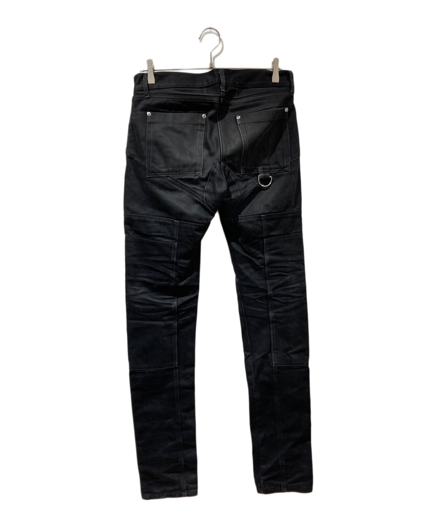HOOD BY AIR ブラックデニムパンツ 中古・古着通販】Hood By Air (フッドバイエアー) パッチワークデニム