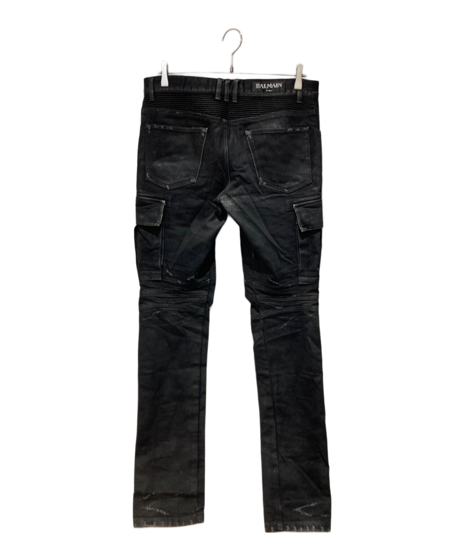 BALMAIN バイカーデニム ジーンズ W30 バルマン BALMAIN archive 