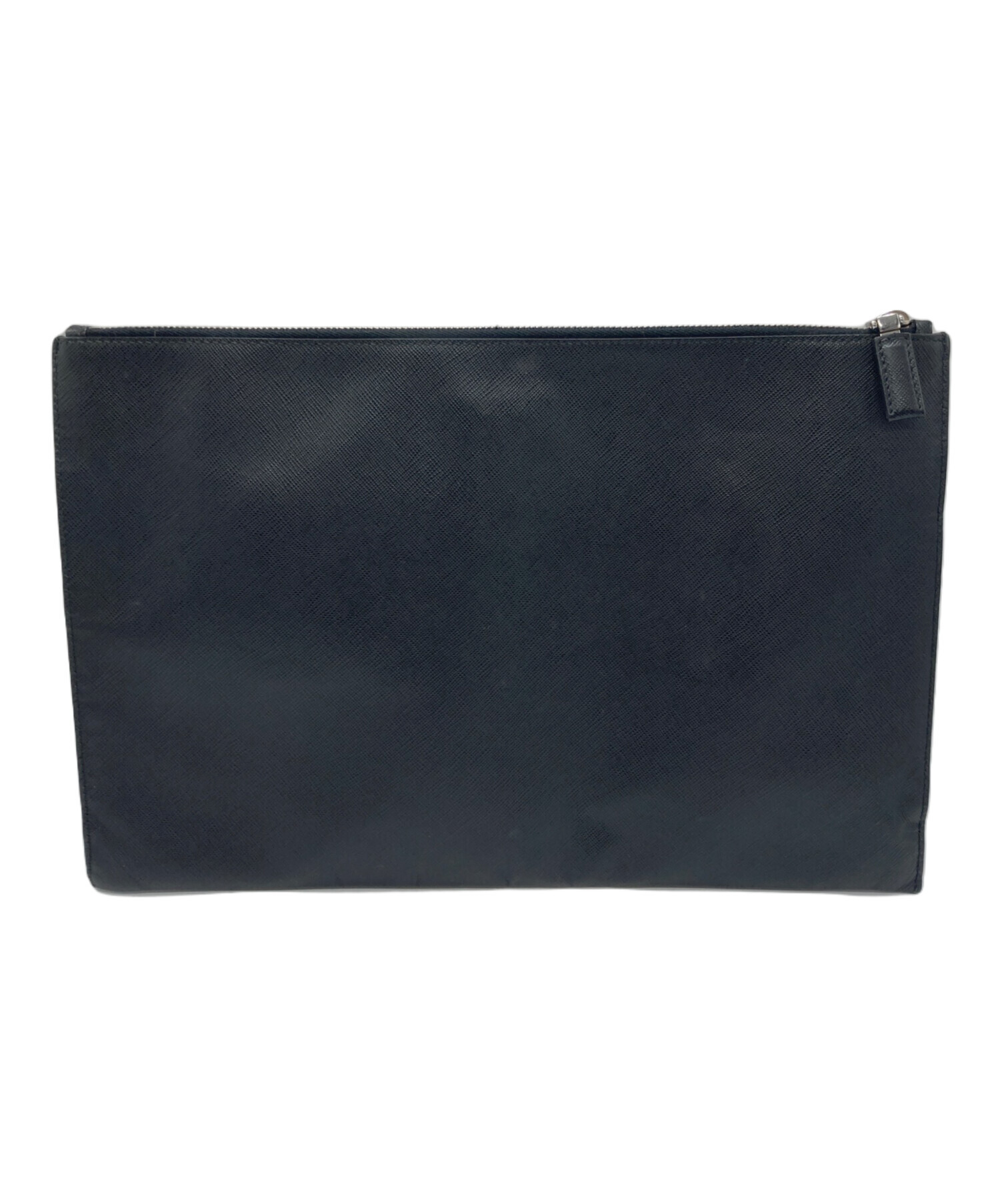 プラダ　PRADA クラッチバッグ 中古・古着通販】PRADA (プラダ) クラッチバッグ ブラック｜ブランド