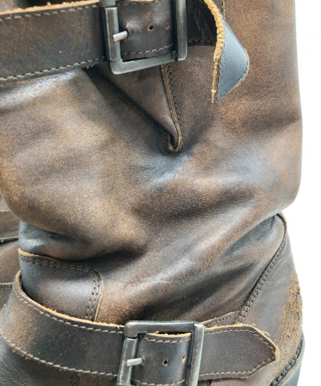 Maison Martin Margiela エンジニアブーツ 41 中古・古着通販】Maison Margiela (メゾンマルジェラ) クラッシュ加工