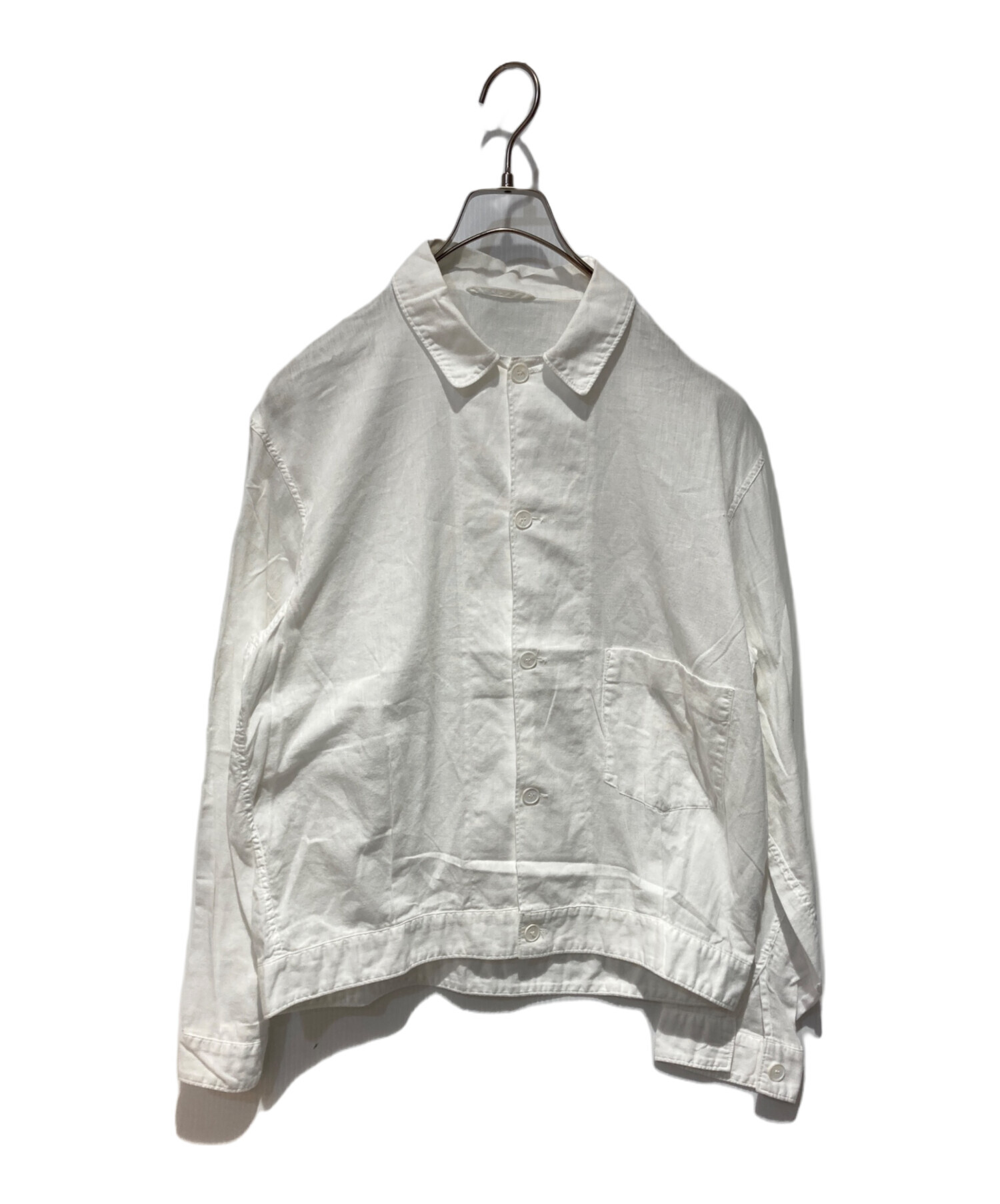 中古・古着通販】COMOLI (コモリ) ベタシャン ブルゾン ホワイト