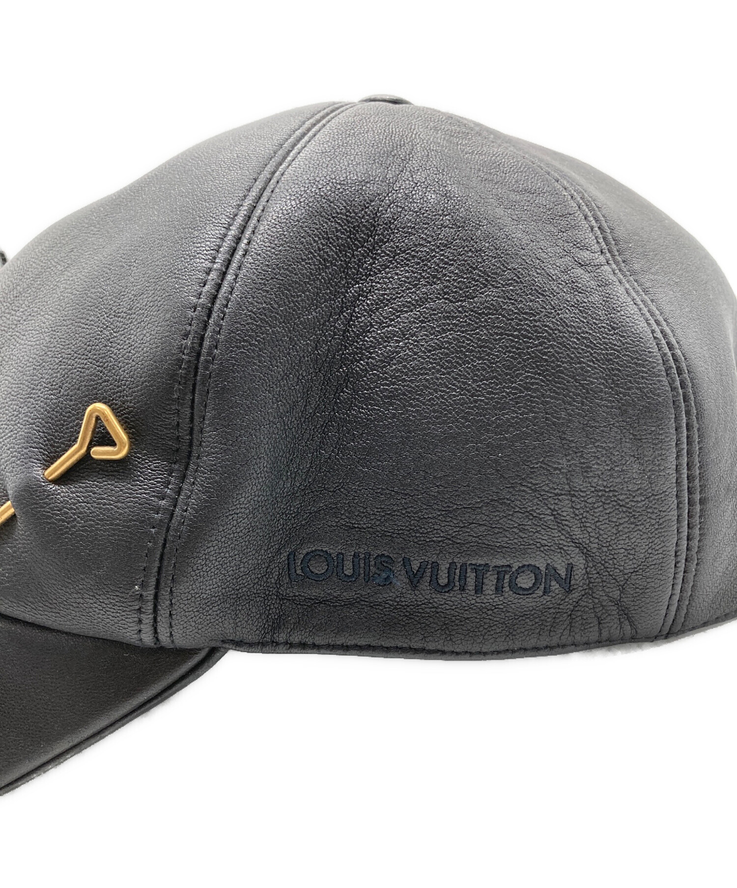 中古・古着通販】LOUIS VUITTON (ルイ ヴィトン) レザーキャップ