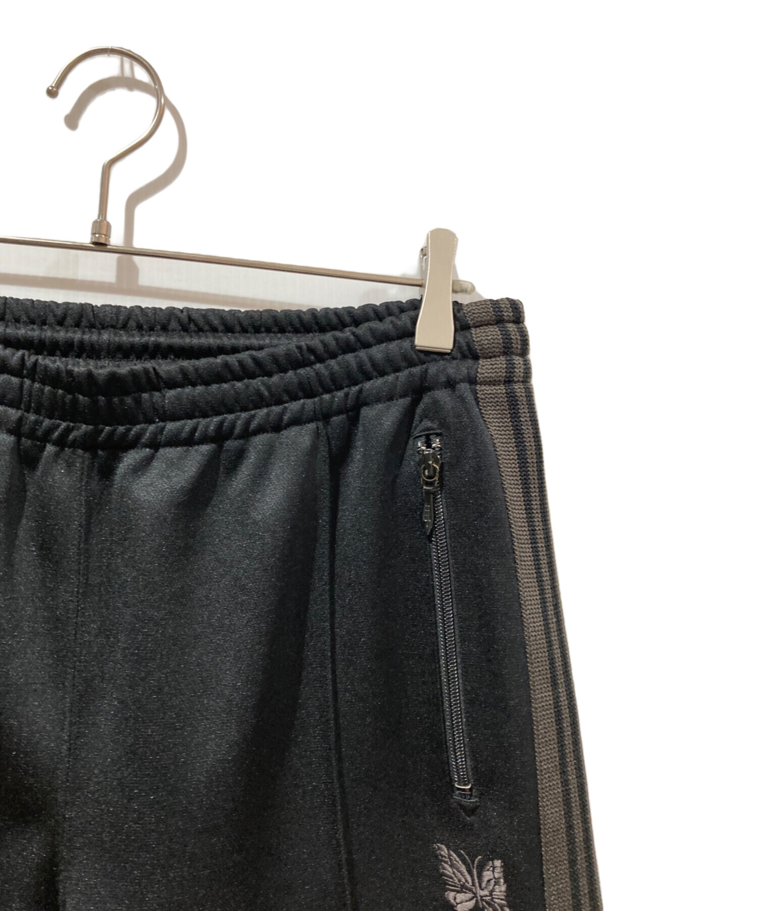 最終値下げ！早い者勝ち！NEEDLES ニードルスNARROW FK387 Ｍ 中古・古着通販】Needles (ニードルズ) NARROW TRACK PANT ブラック