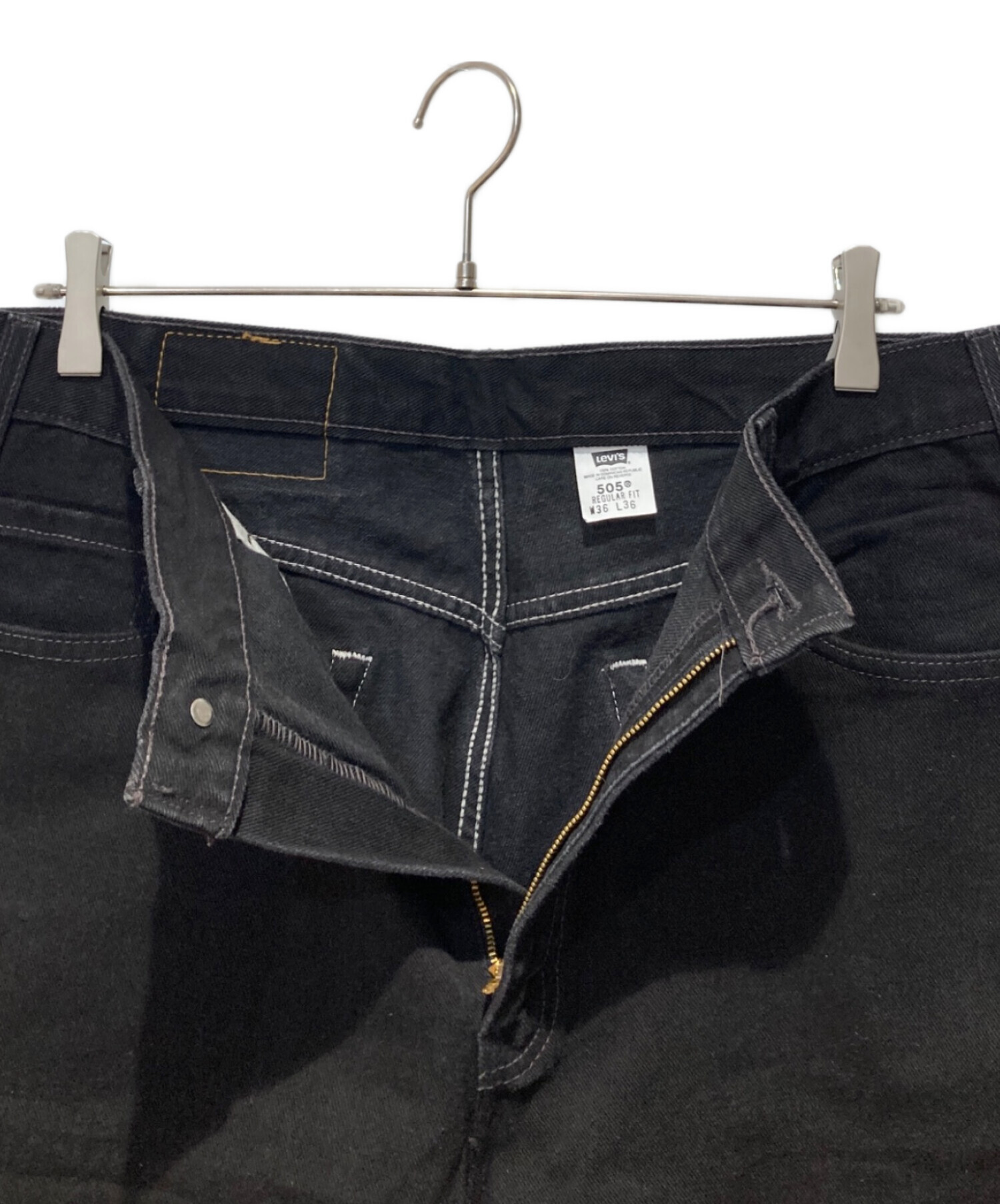 中古・古着通販】LEVI'S (リーバイス) 505 ブラックデニム ブラック