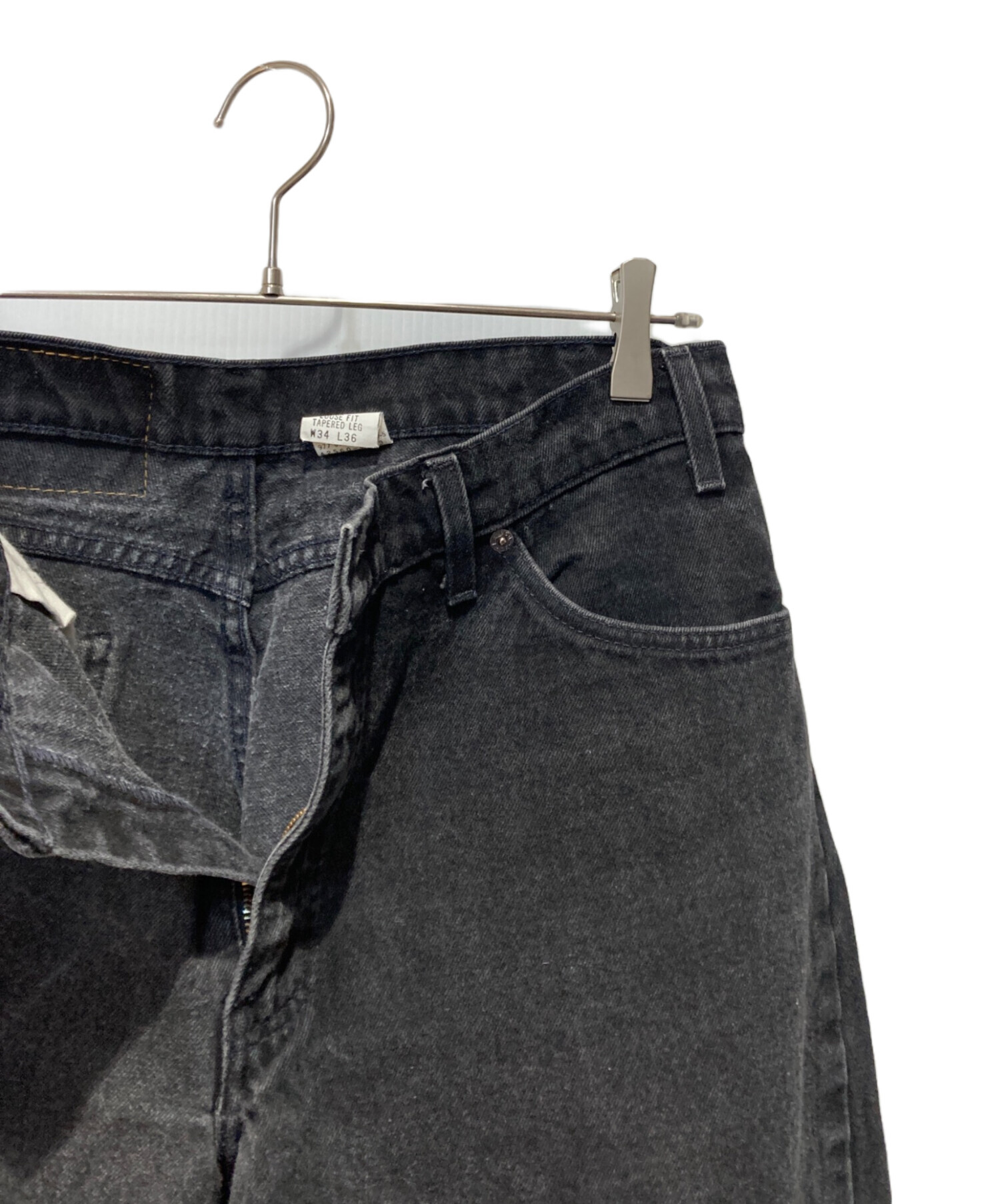 Levi's　560　ワイドテーパード　ほぼ未使用　ブラックデニム 90's Levi's 560 ワイドテーパードデニムパンツ ブラック W30 L30 USA
