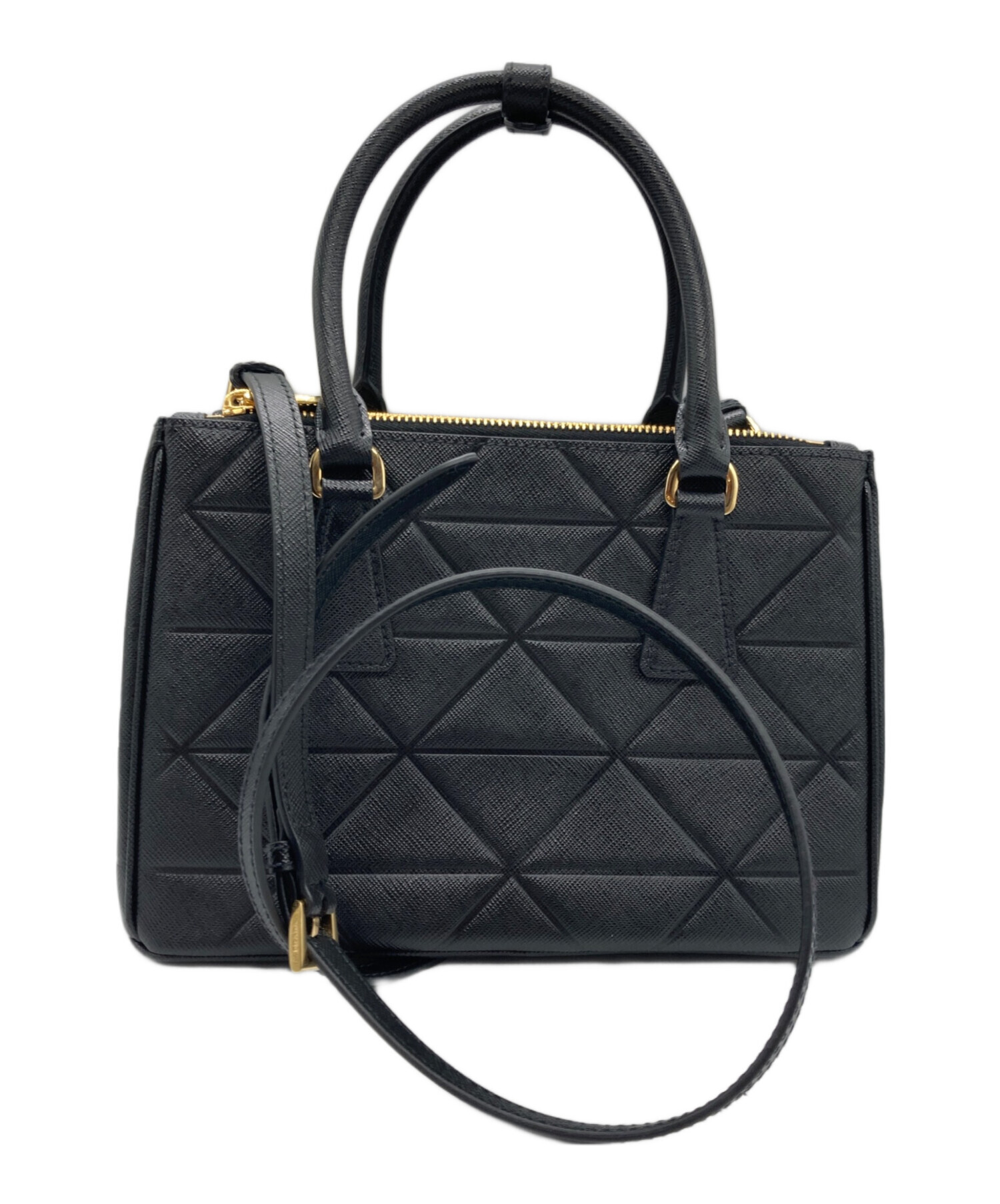 中古・古着通販】PRADA (プラダ) ガレリアスモール2WAYハンドバッグ