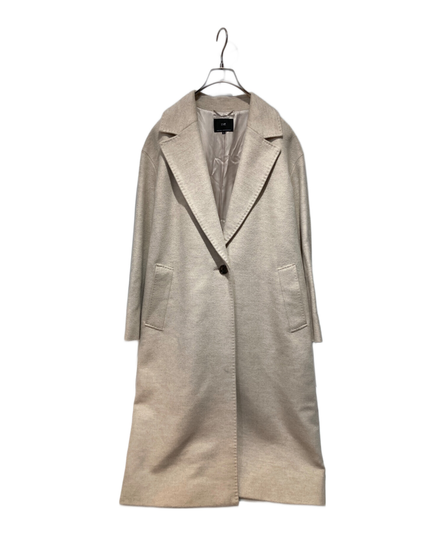中古・古着通販】23区 (ニジュウサンク) ウールカシミヤビーバー 