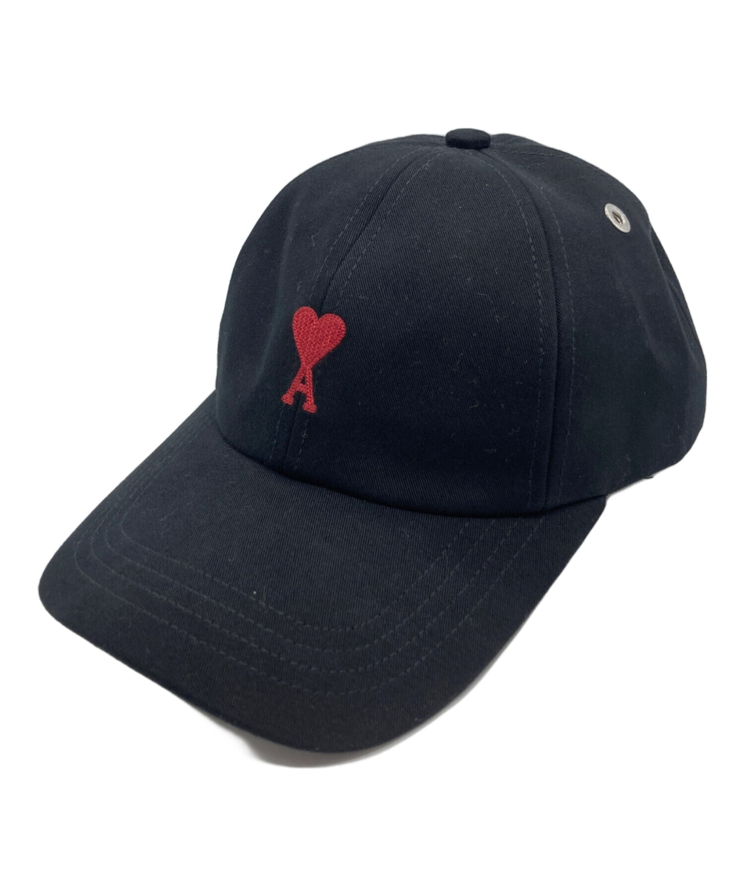 中古・古着通販】AMI PARIS (アミ パリス) ロゴキャップ ブラック