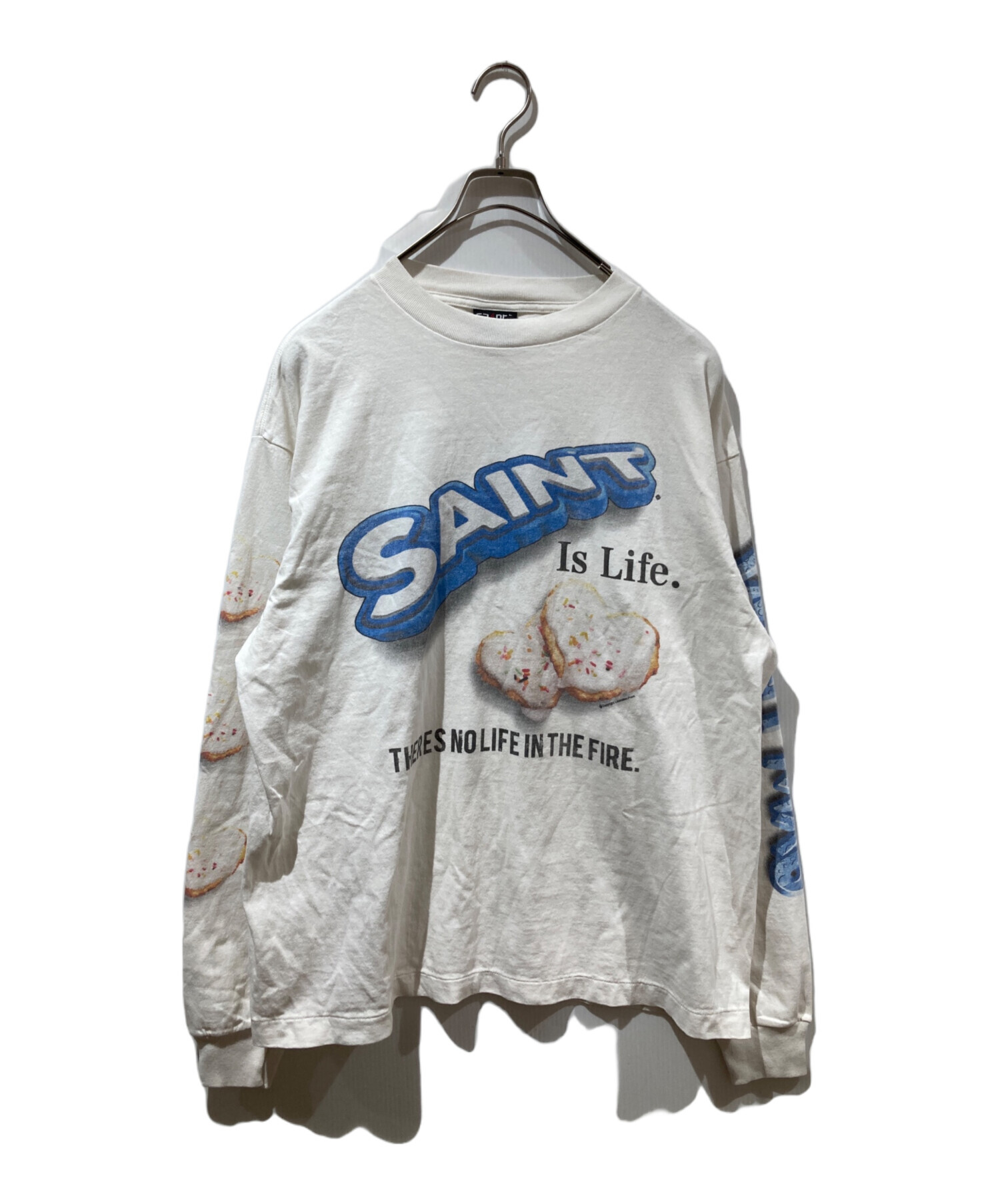 古*u様 SAINT MICHAEL セントマイケル DNF LS TEE FA 中古・古着通販】SAINT MICHAEL (セントマイケル) HEART CKIE LS TEE