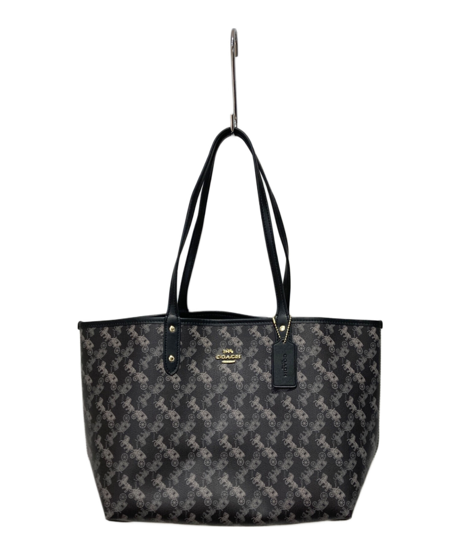 中古・古着通販】COACH (コーチ) リバーシブル シティー トートバッグ