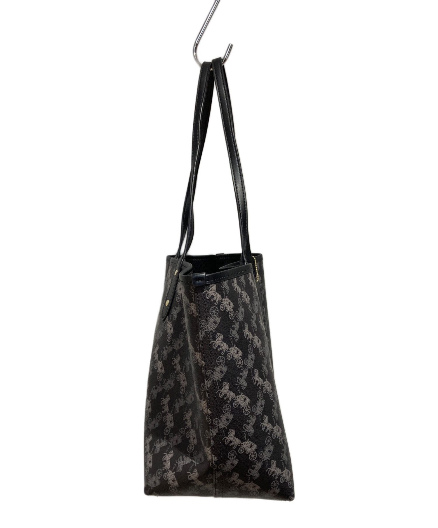 中古・古着通販】COACH (コーチ) リバーシブル シティー トートバッグ