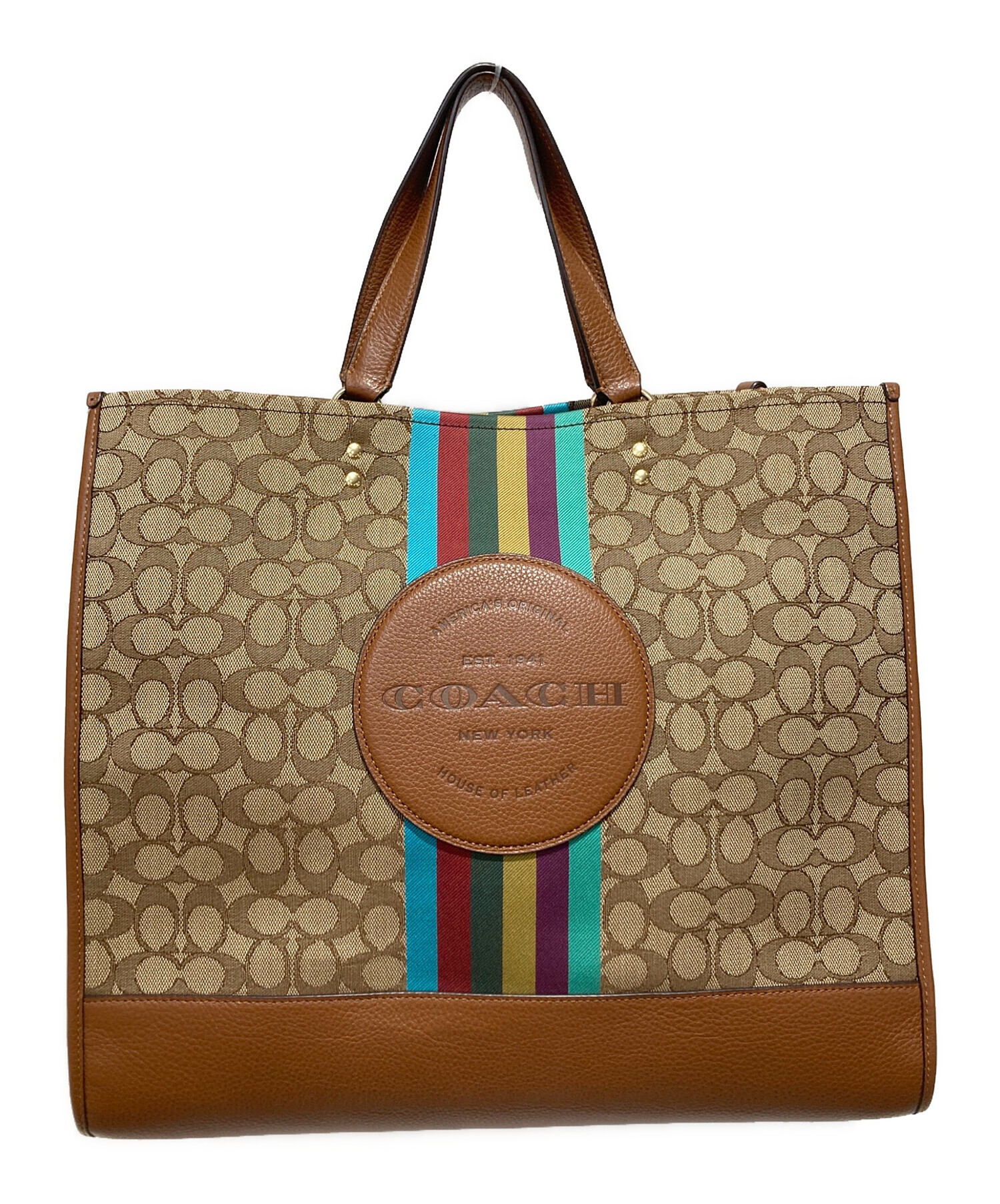 中古・古着通販】COACH (コーチ) 2WAYバッグ ベージュ｜ブランド・古着