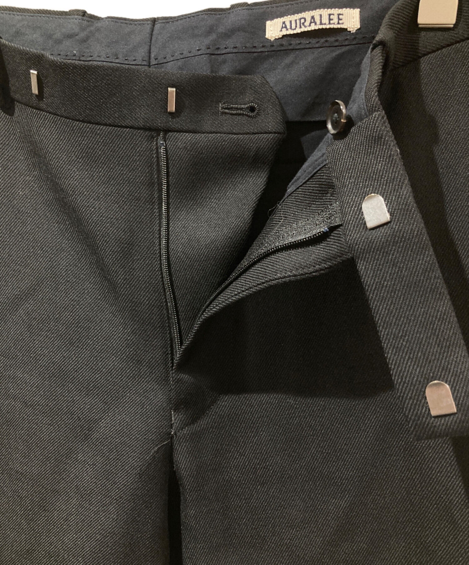 中古・古着通販】AURALEE (オーラリー) WOOL SERGE NARROW SLACKS