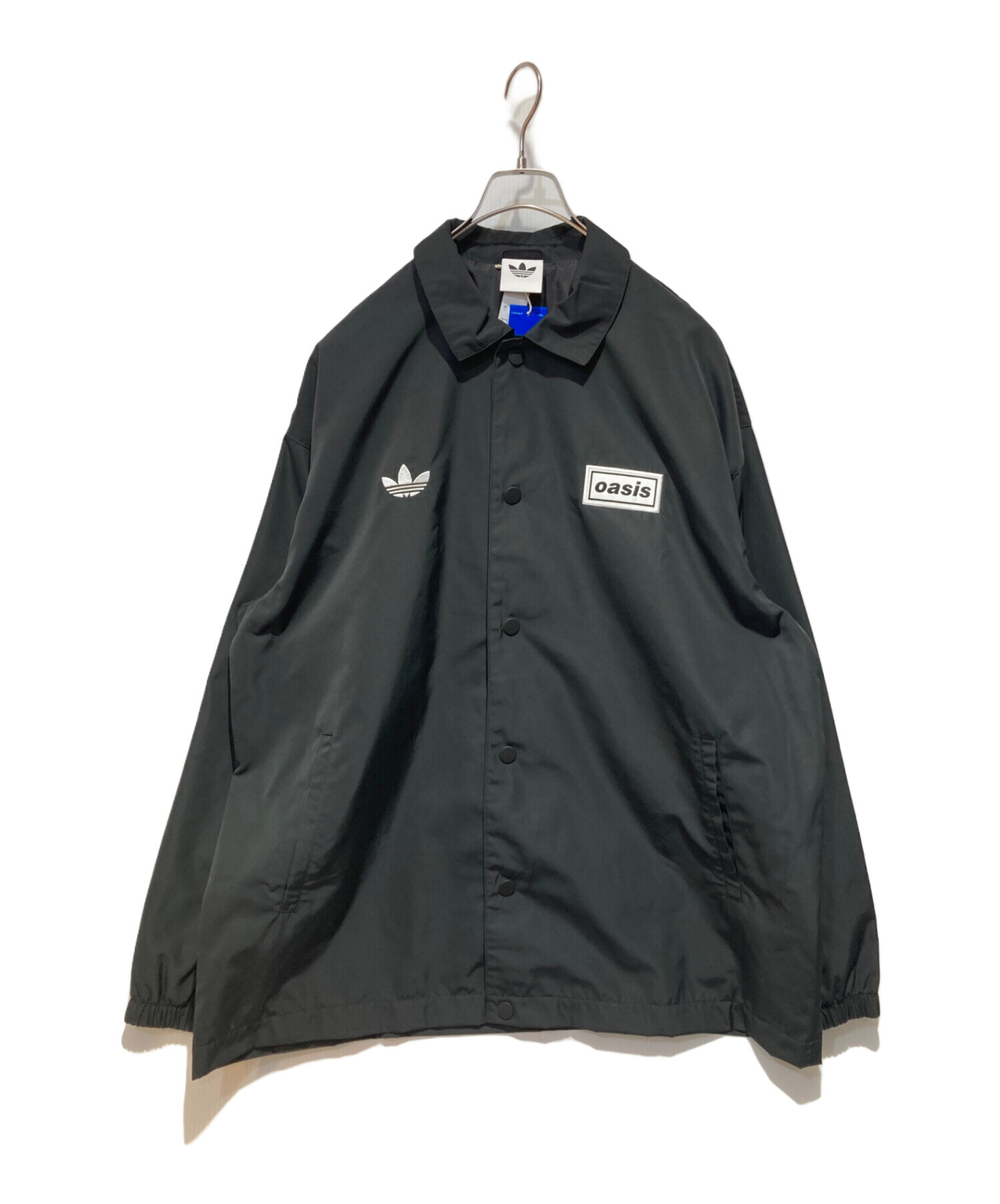 adidas × oasis コーチジャケット　黒　Sサイズ 未使用 中古・古着通販】adidas (アディダス) oasis (オアシス) TOUR COACH