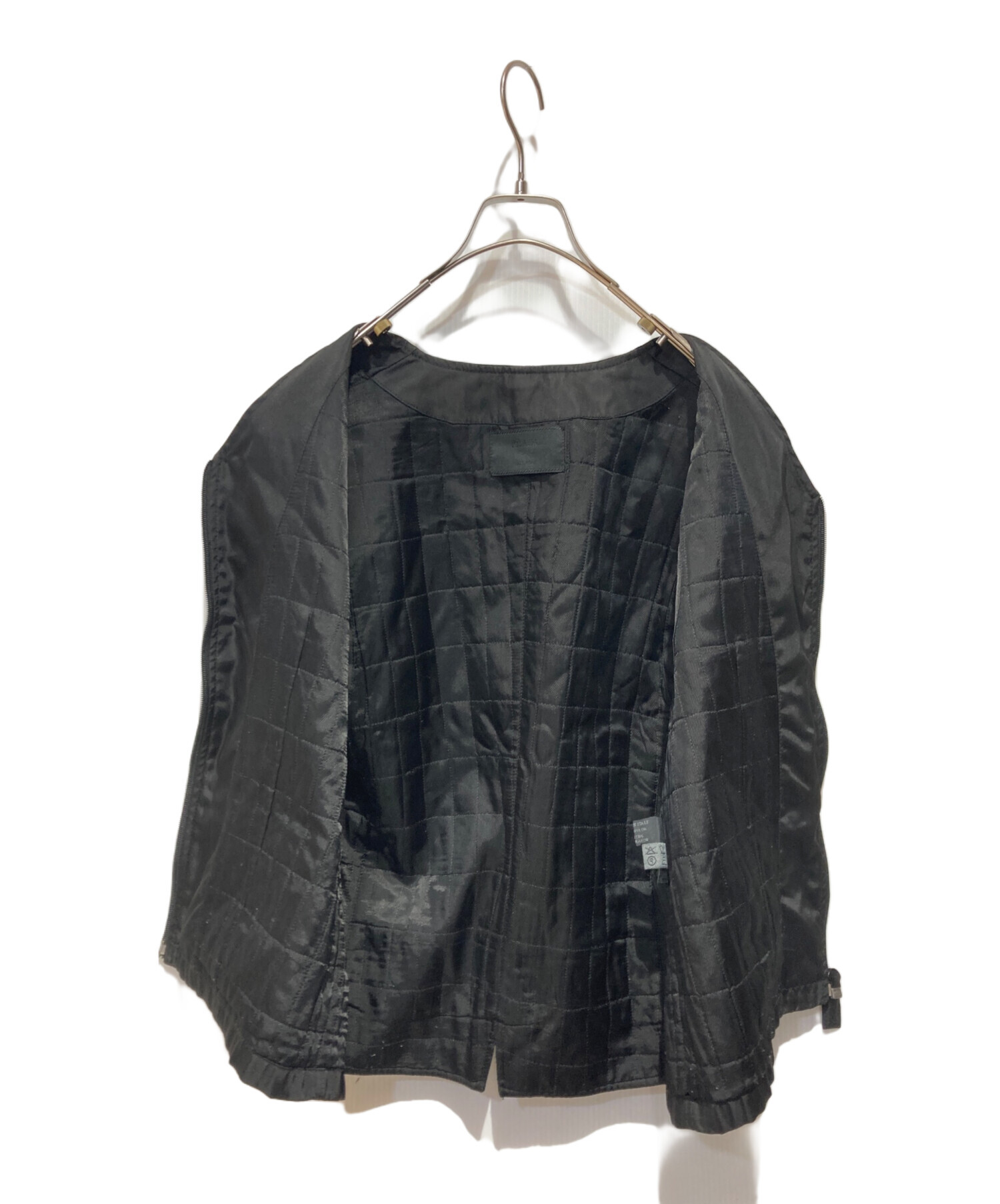 中古・古着通販】PRADA (プラダ) ナイロンベスト ブラック サイズ:L