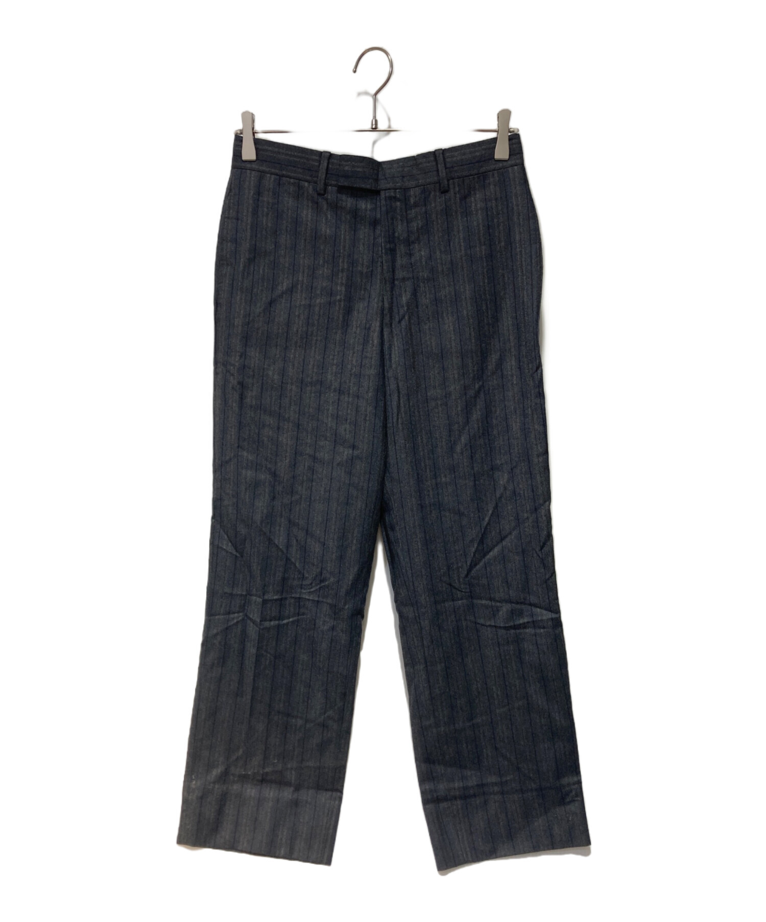 HERMES ネイビー スラックス 楽天市場】【中古】 HERMES （エルメス） モヘア×ウール スラックス