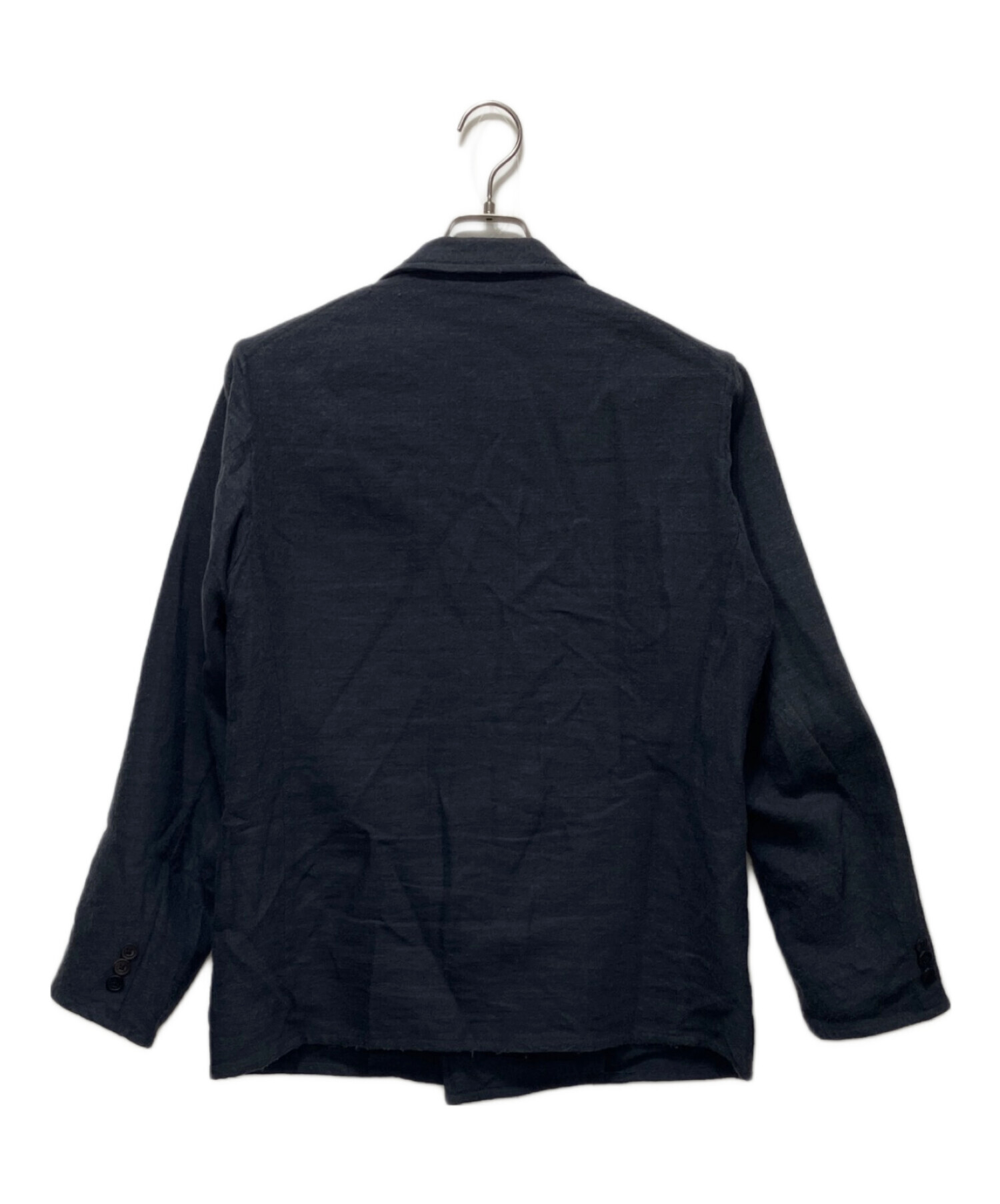 中古・古着通販】COMOLI (コモリ) フランネルセットアップ ネイビー