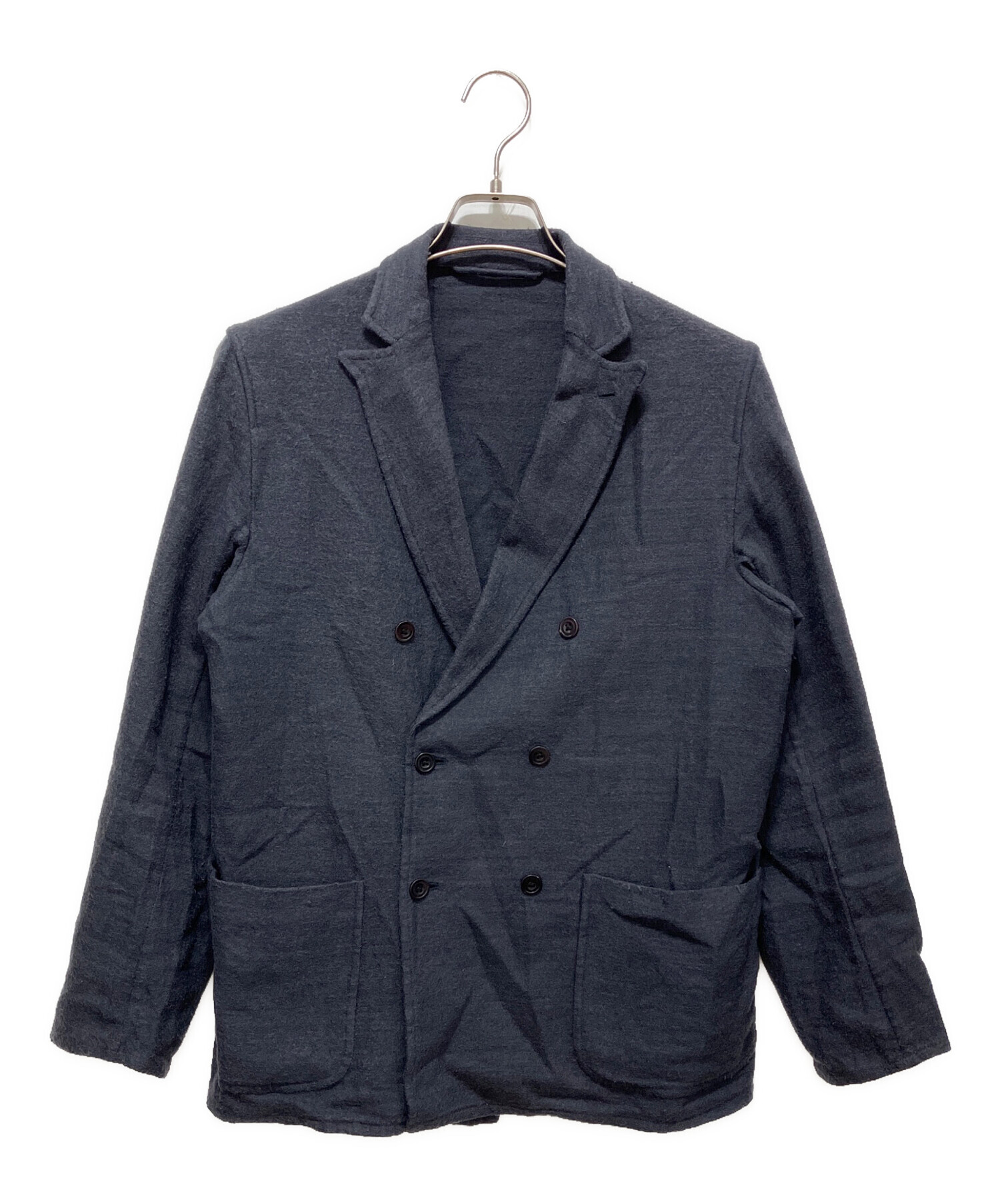 最終SALE！comoli フェルトン　セットアップ　ネイビー　size2 中古・古着通販】COMOLI (コモリ) フランネルセットアップ ネイビー