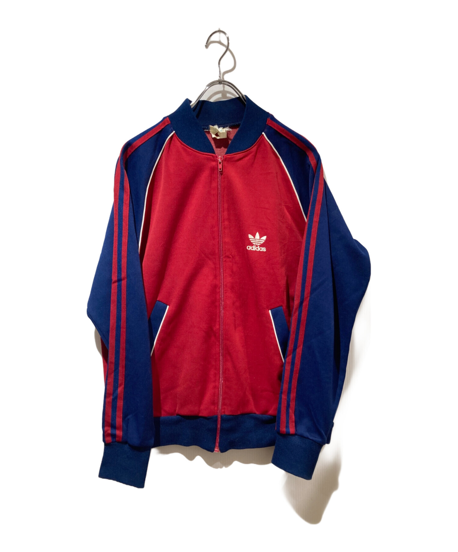 adidas トラックジャケット 古着 中古・古着通販】adidas (アディダス) トラックジャケット レッド