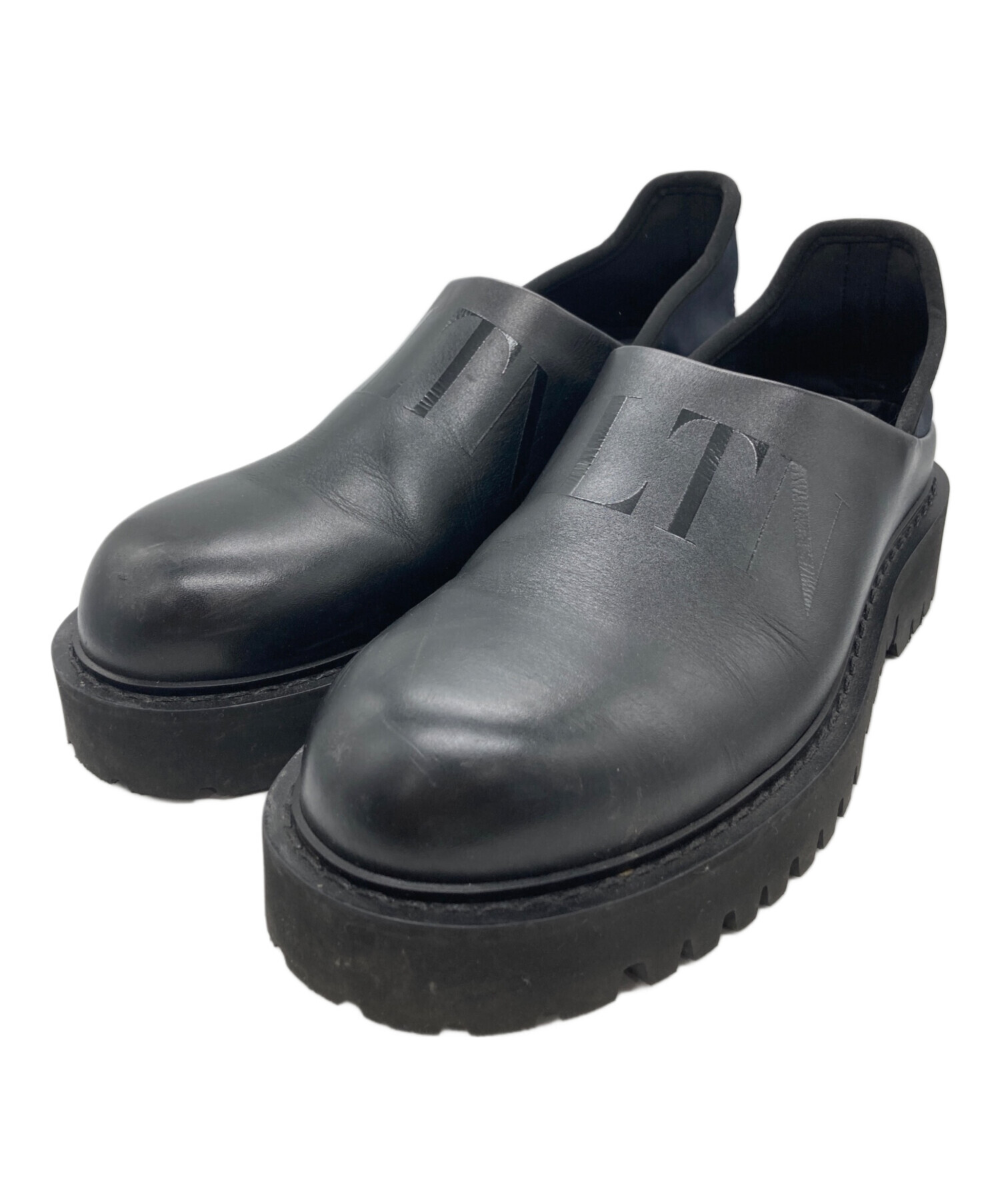 中古・古着通販】VALENTINO (ヴァレンティノ) 2WAYシューズ ブラック 