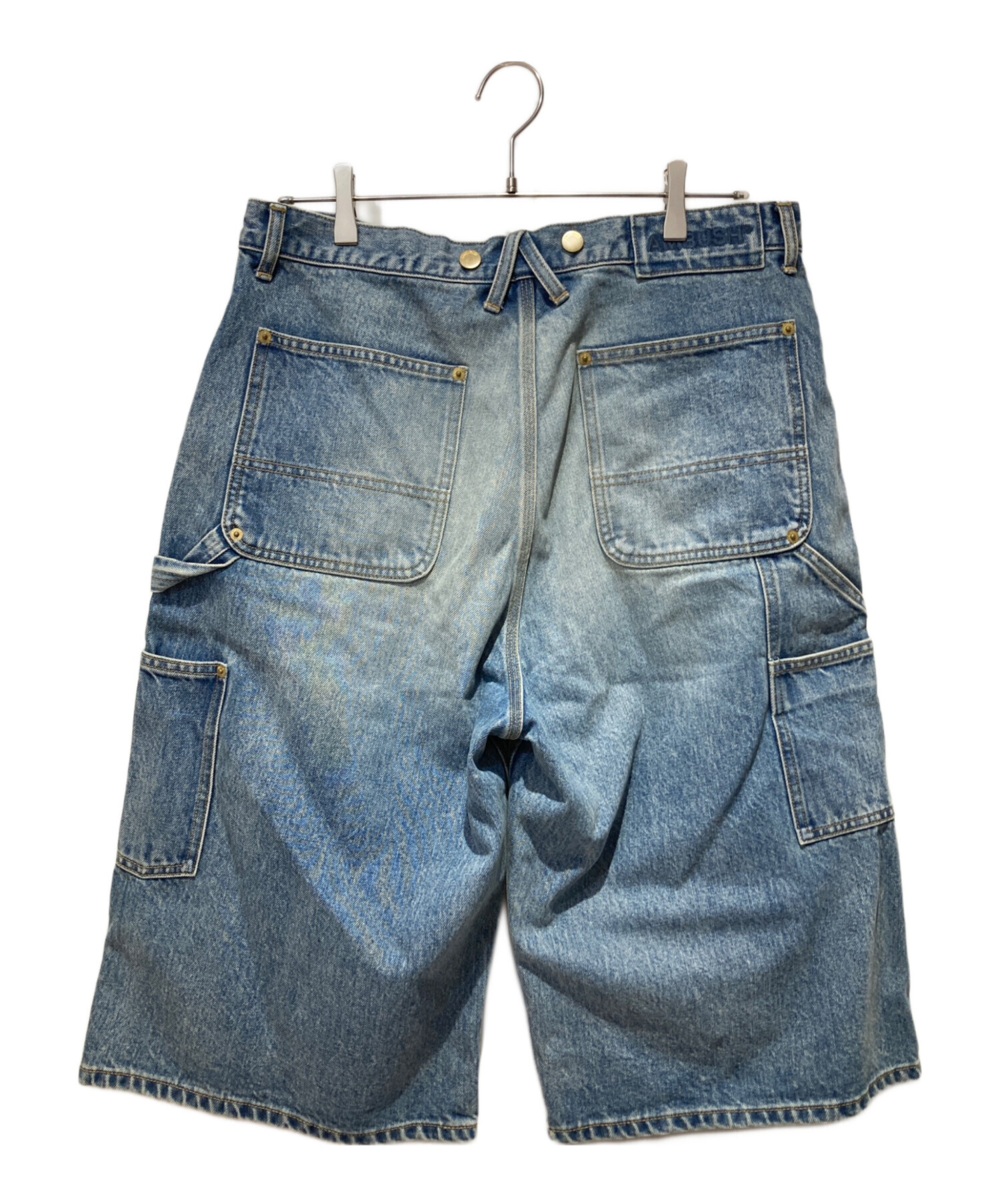 AMBUSH アンブッシュ パンツ（その他） M 青 【古着】【中古】【送料無料】 中古・古着通販】AMBUSH (アンブッシュ) デニムダブルニーショーツ