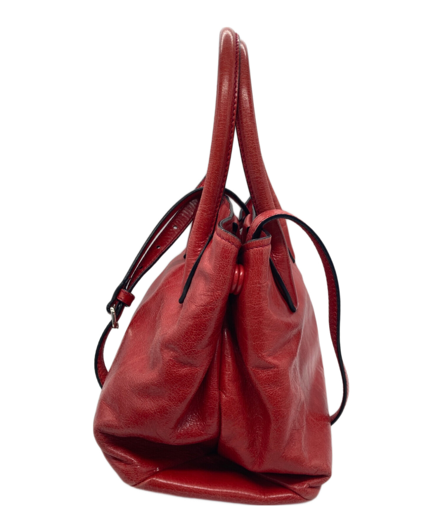 中古・古着通販】MIU MIU (ミュウミュウ) ハンドバッグ レッド