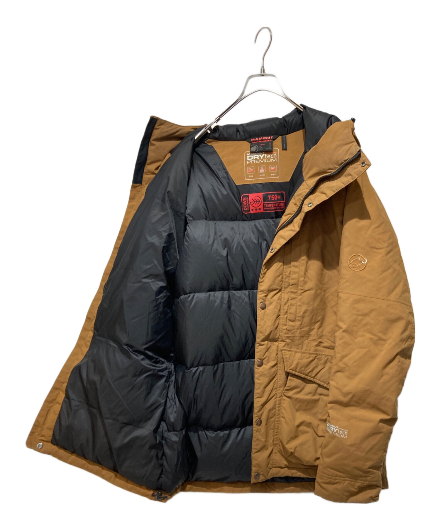 MAMMUT マムートブラウン ダウンジャケット美品 中古・古着通販】MAMMUT (マムート) ドライテックプライムダウン