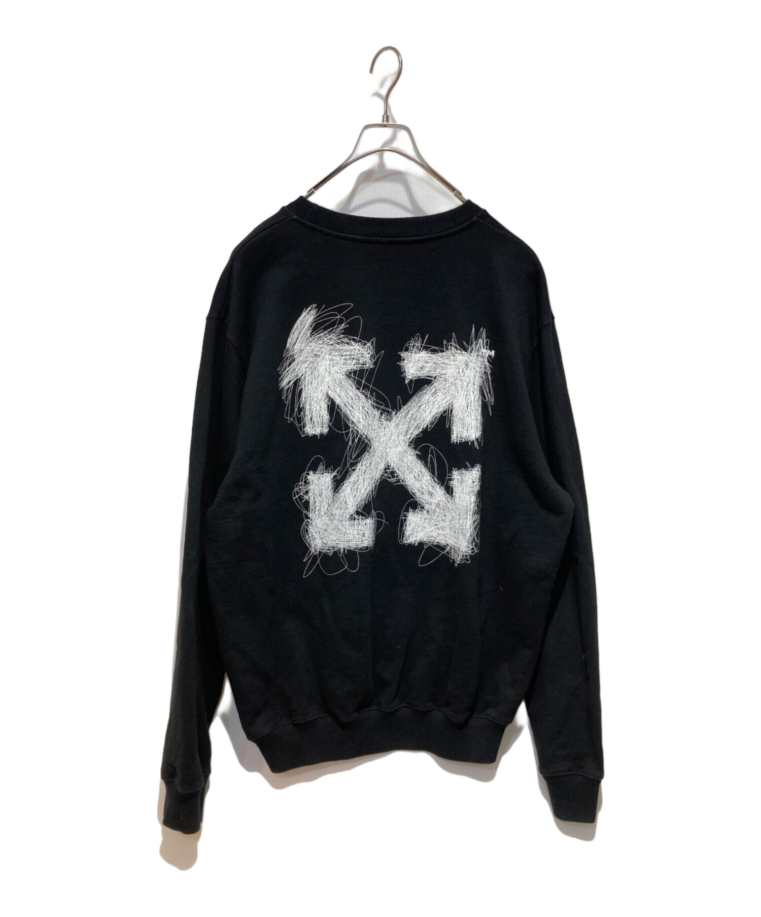 中古・古着通販】OFFWHITE (オフホワイト) プリントスウェット