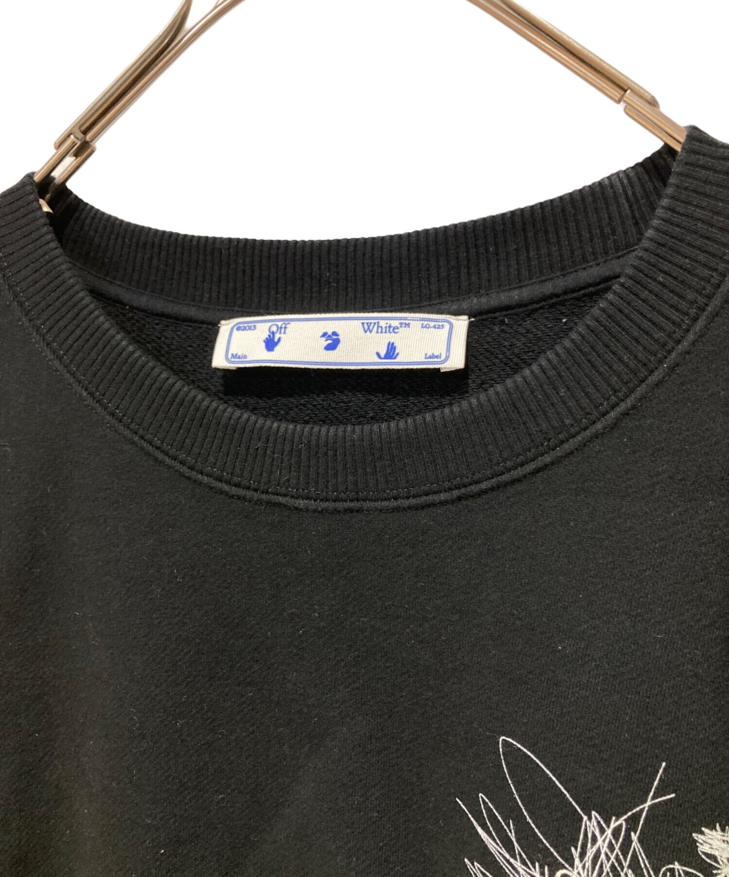 中古・古着通販】OFFWHITE (オフホワイト) プリントスウェット