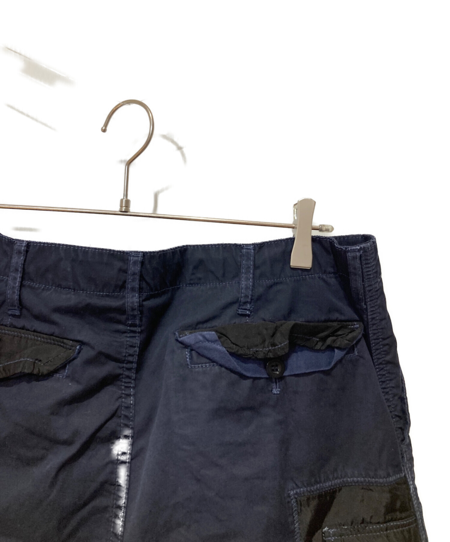 中古・古着通販】sacai (サカイ) チノショーツ ネイビー サイズ:3