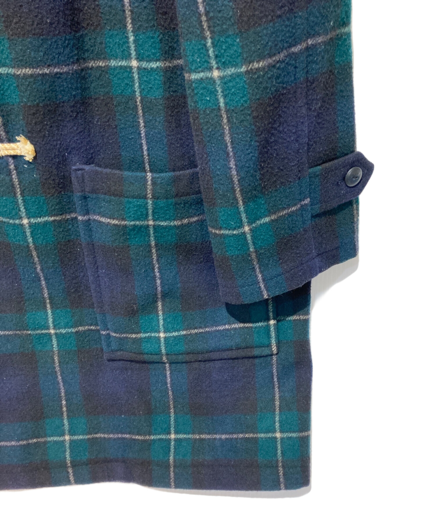 BOB ダッフルコート イタリア製 古着 チェック ポロラルフローレン48 L 中古・古着通販】POLO RALPH LAUREN (ポロ・ラルフローレン) 90s