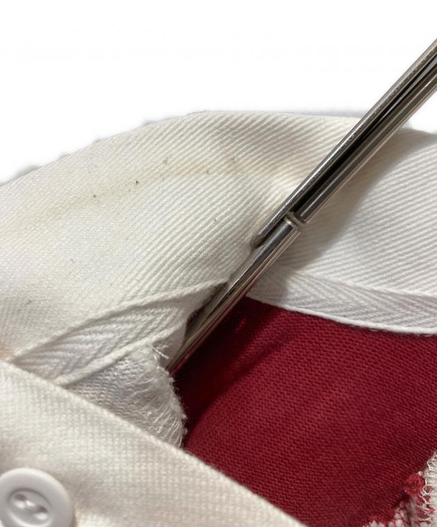 中古・古着通販】SUPREME (シュプリーム) Chest Stripe Rugby ホワイト