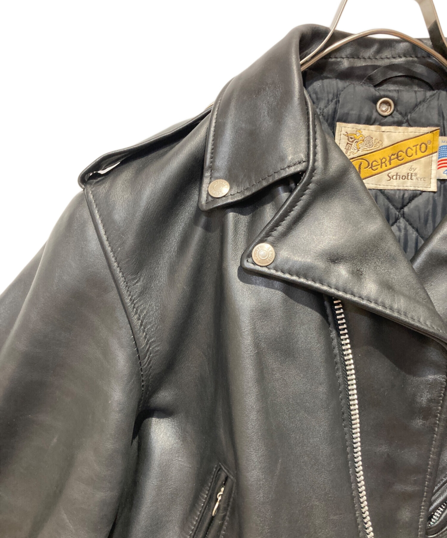 中古・古着通販】Schott (ショット) ダブルライダースジャケット