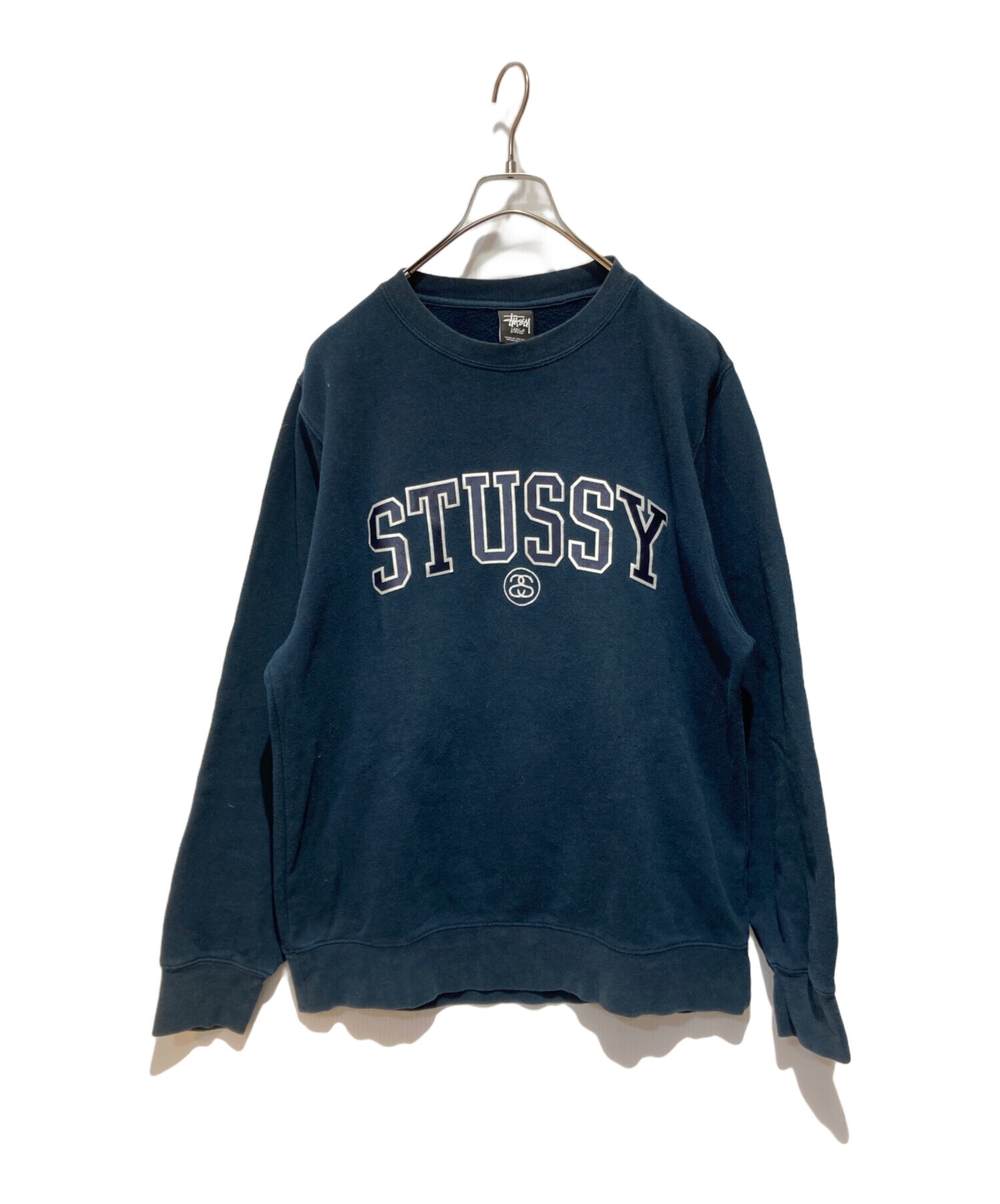 中古・古着通販】stussy (ステューシー) カレッジロゴスウェット