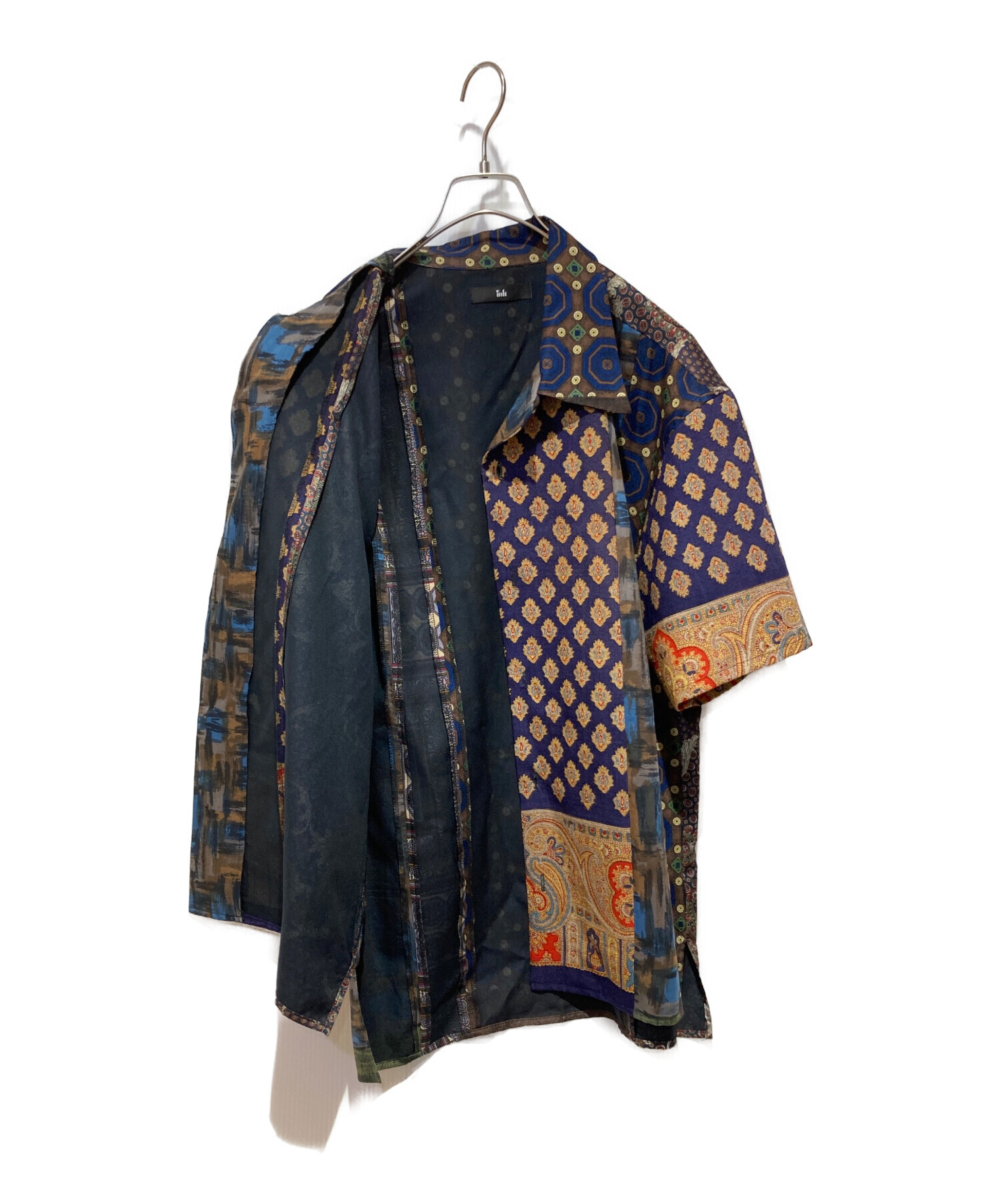 中古・古着通販】INK (インク) remake patchwork open collar ss