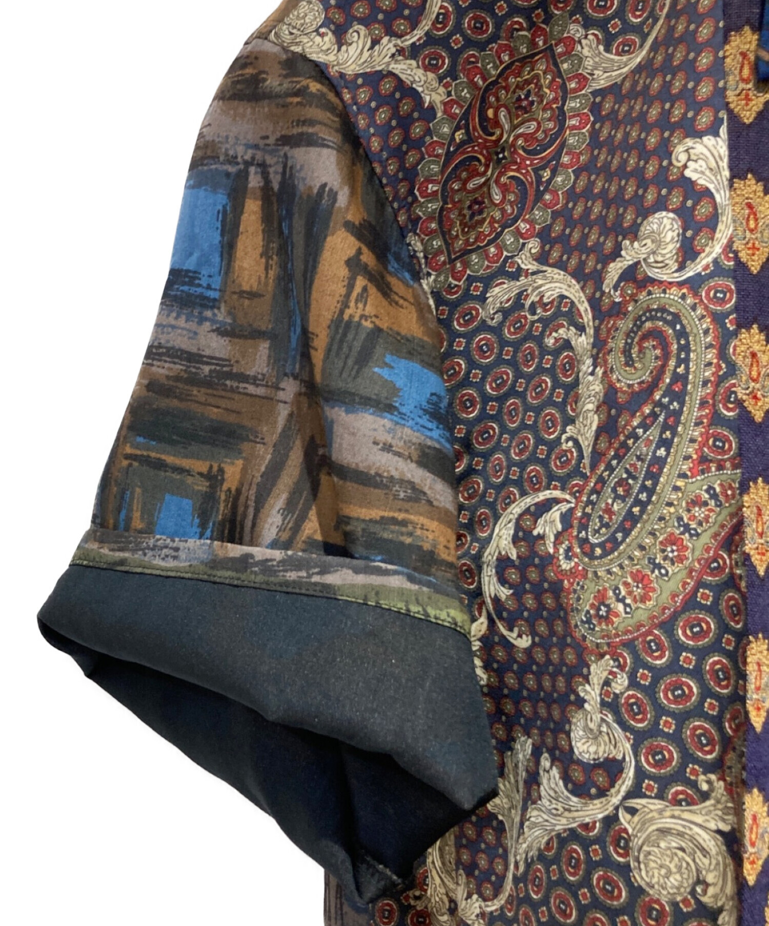 中古・古着通販】INK (インク) remake patchwork open collar ss