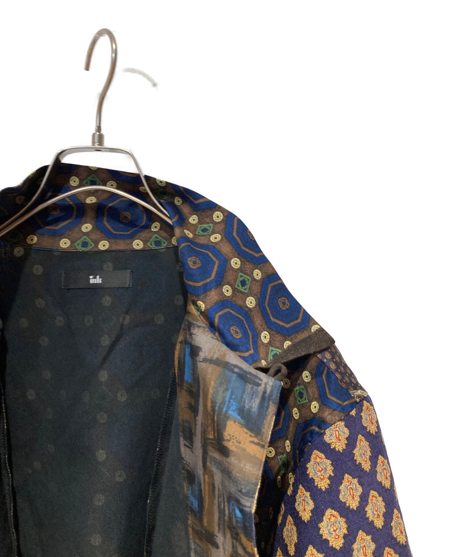 中古・古着通販】INK (インク) remake patchwork open collar ss