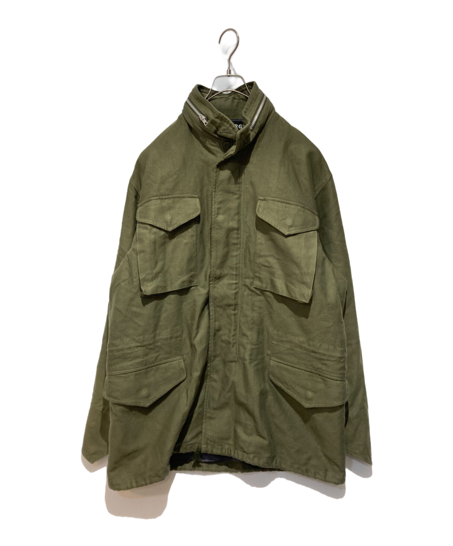 AUBERGE オリーブグリーン ミリタリー　ma-1 中古・古着通販】AUBERGE (オーベルジュ) M-65フィールドジャケット