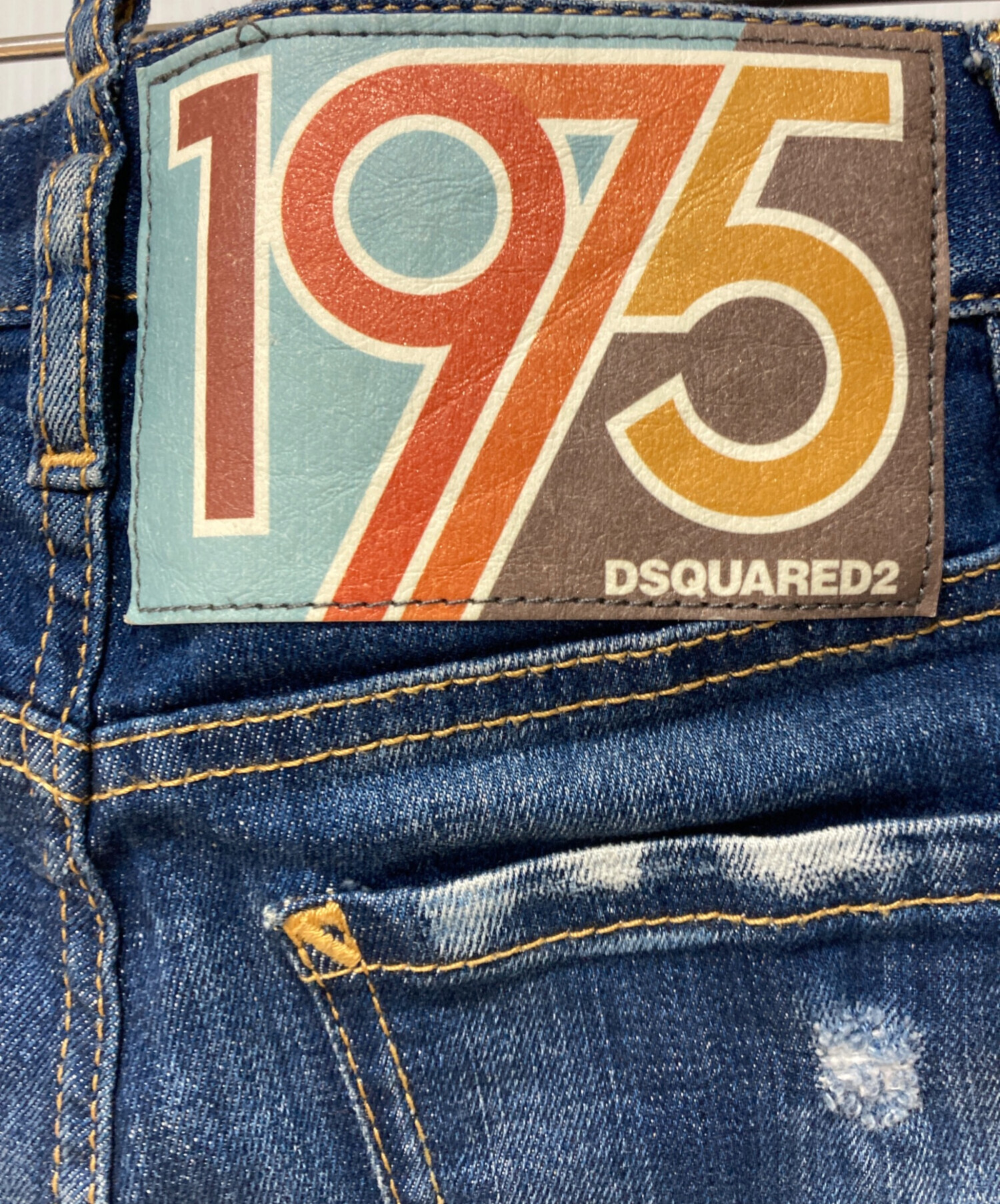 DSQUARED2 ディースクエアード 18AW インディゴ S74AM0846 USED加工 