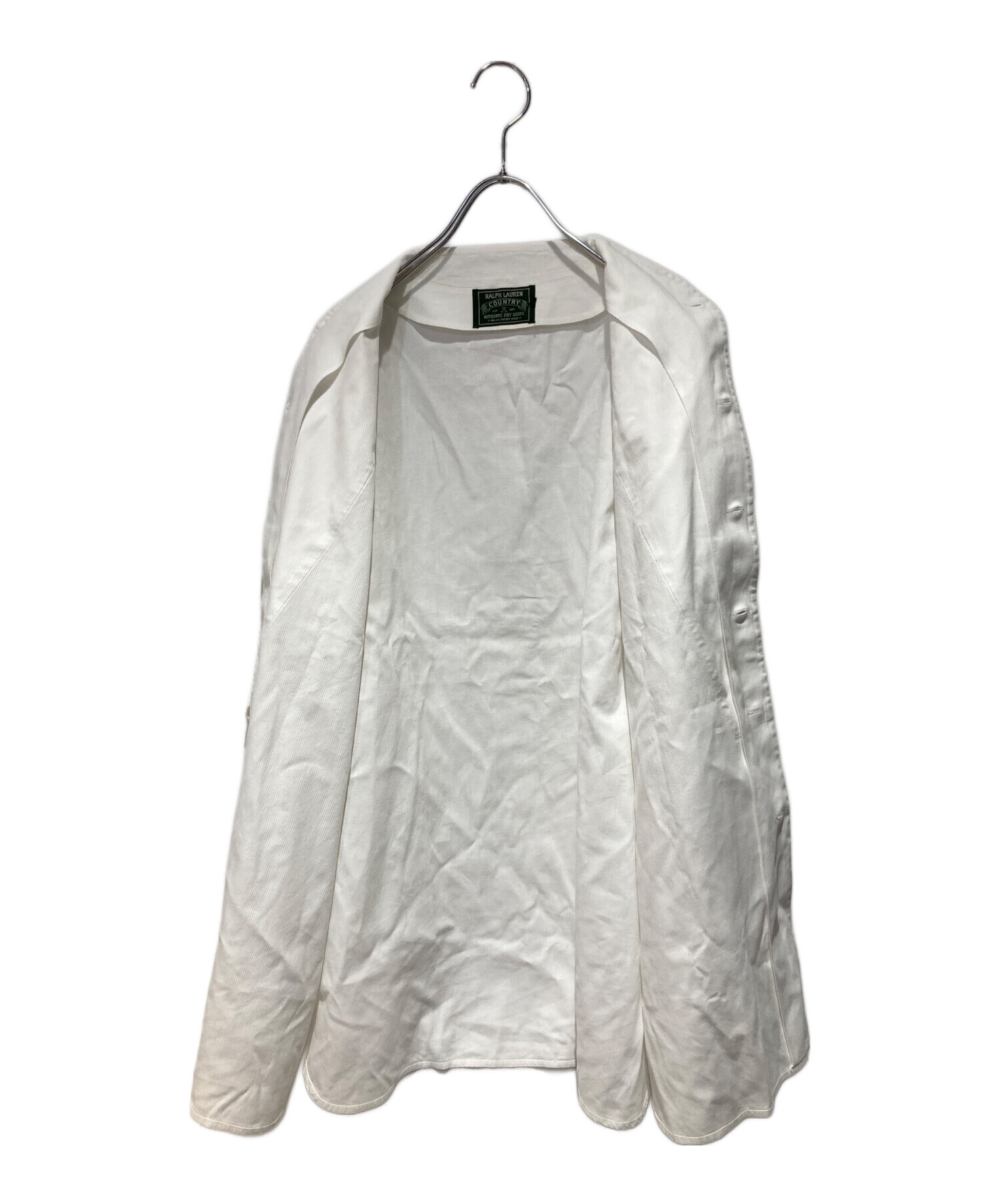 中古・古着通販】POLO COUNTRY (ポロカントリー) ノーカラーシャツ