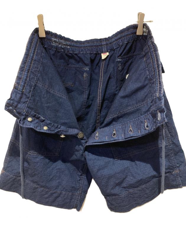 新品　RRL ダブルアールエル ストライプスイムショートパンツ W34 中古・古着通販】RRL (ダブルアールエル) ドローストリング ショート