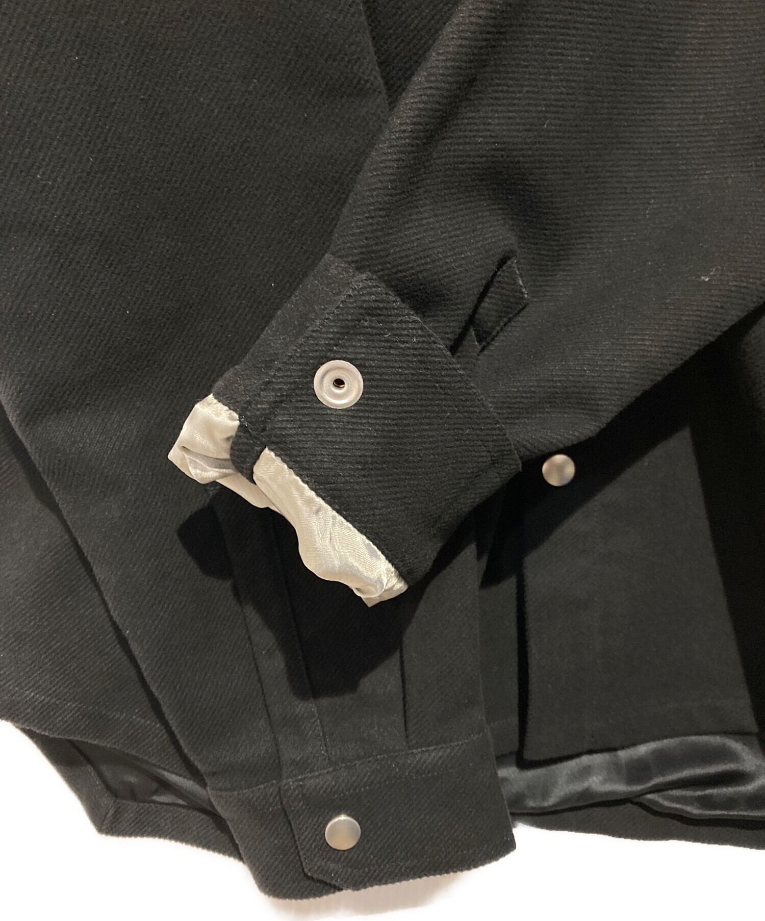 中古・古着通販】RICK OWENS (リックオウエンス) OUTER SHIRT ブラック 